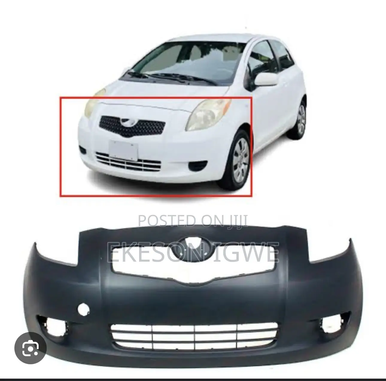 Front Bumper Toyota Yaris 2007-08