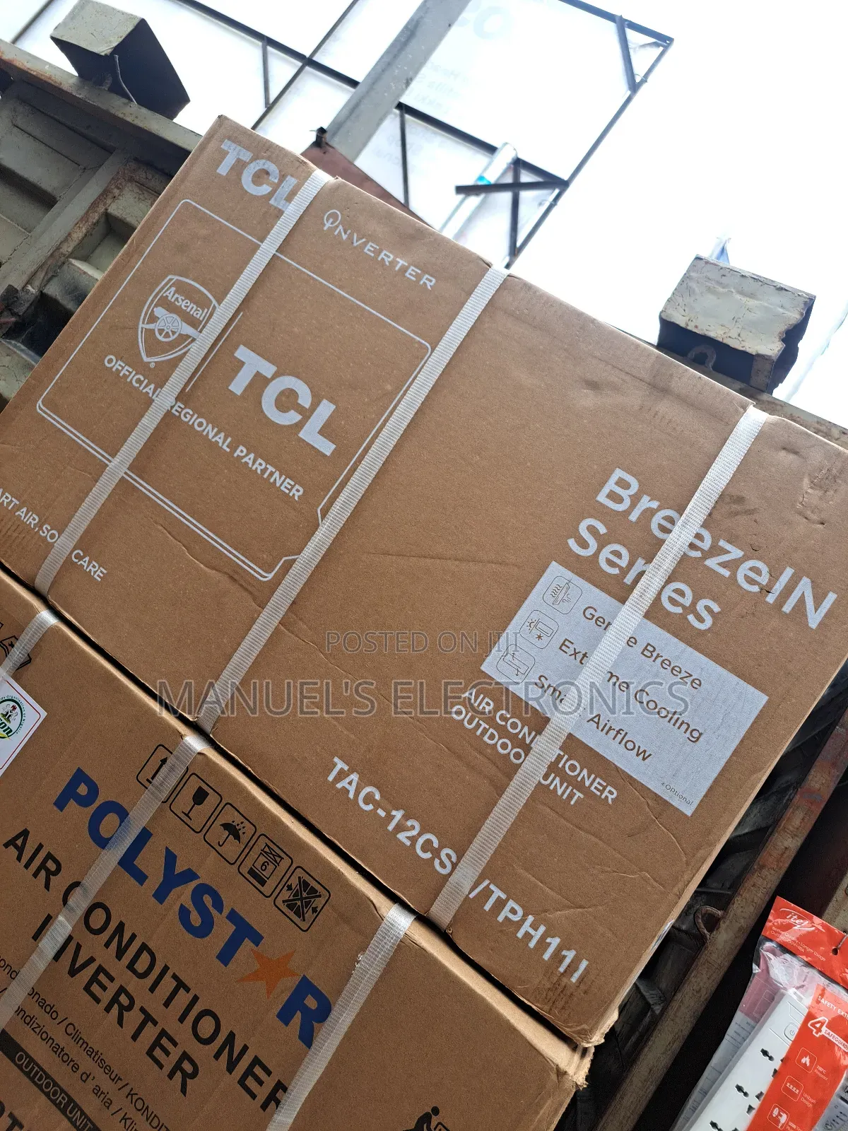 <>Tcl Inverter Air Conditioner 1.5hp With Warranty