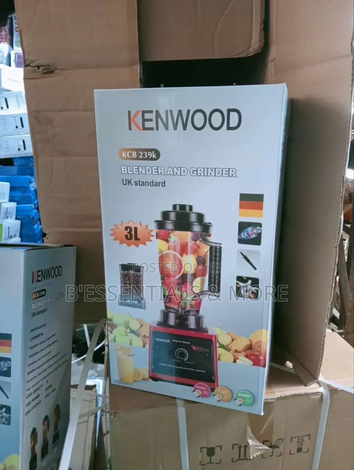 2 in 1,3 Litres Kenwood Industrial 8000w,Food Crusher