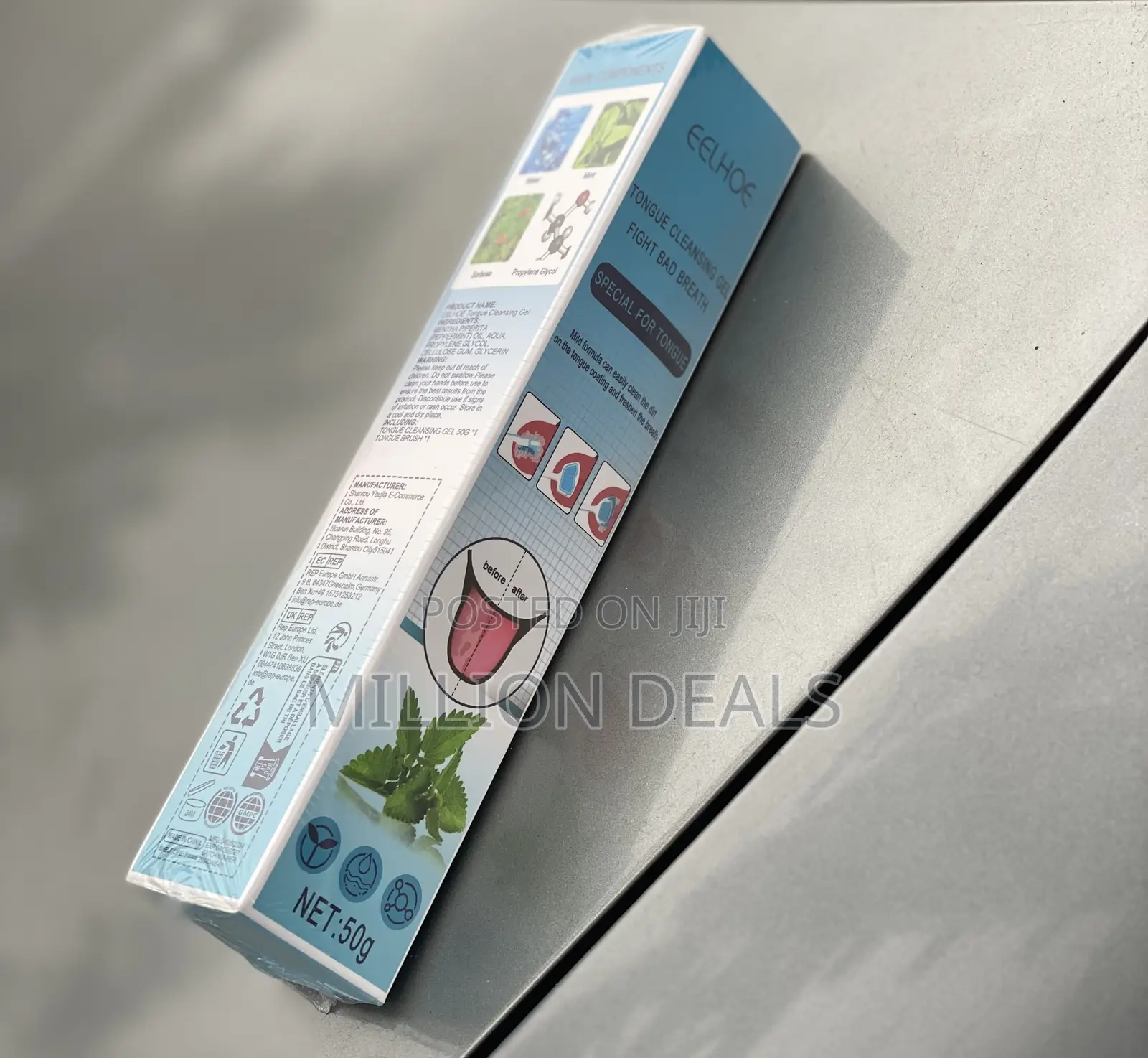 Tongue Cleansing Gel Fight Bad Breath