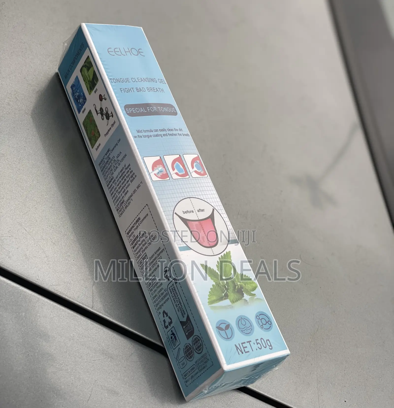Tongue Cleansing Gel Fight Bad Breath