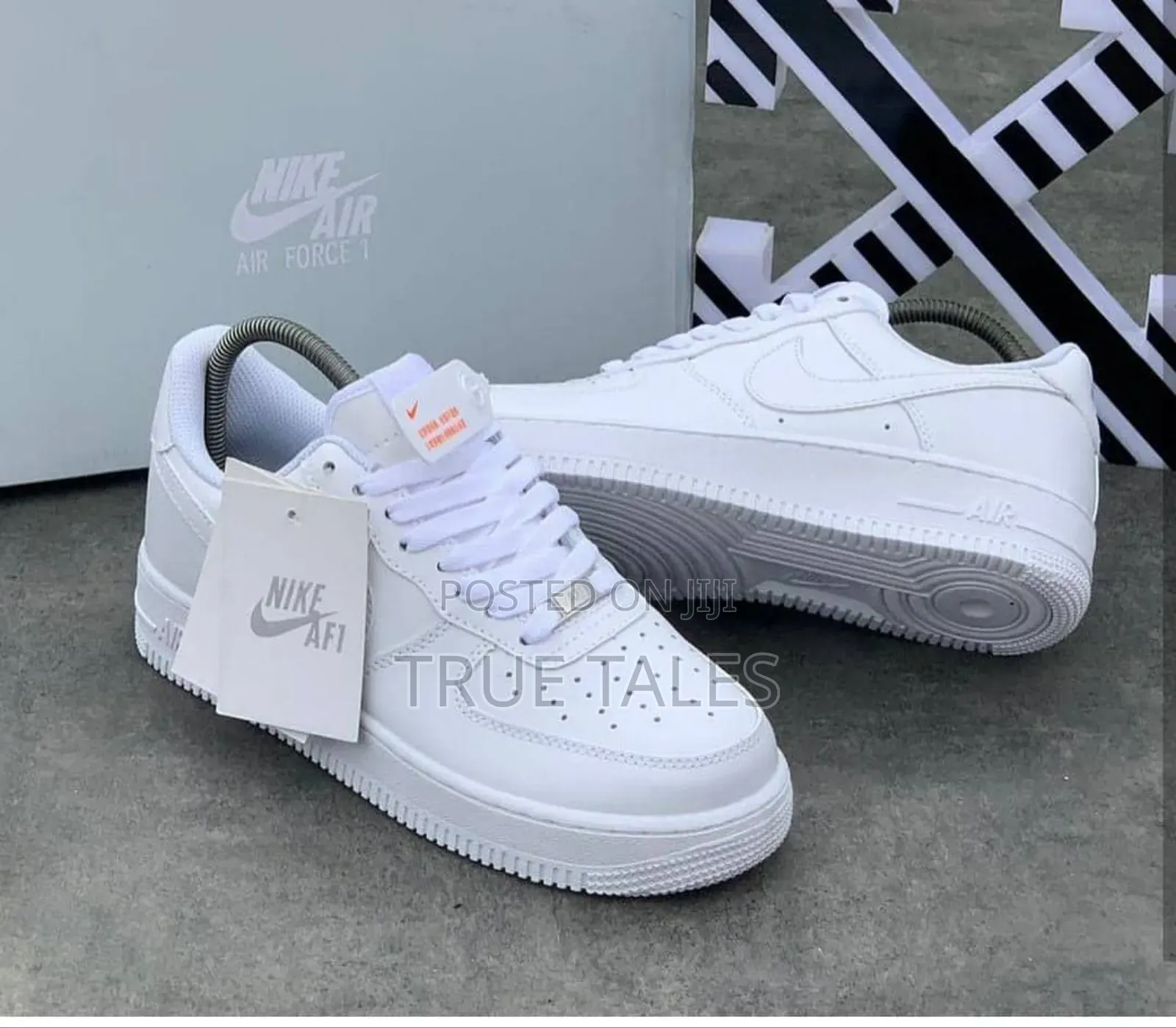 Nike Unisex Men Women/Ladies Sneaker Black White Size 38to45