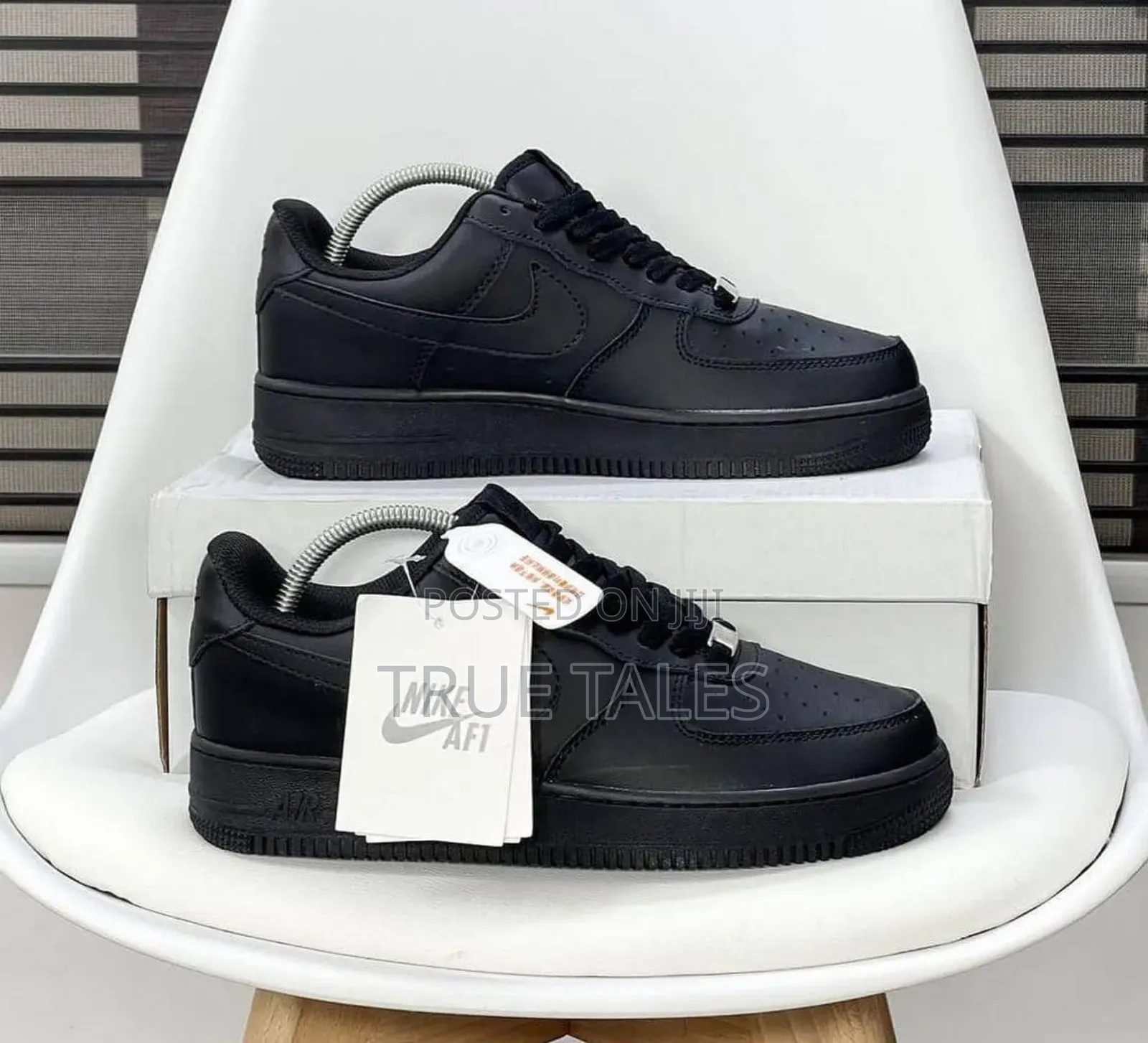 Nike Unisex Men Women/Ladies Sneaker Black White Size 38to45