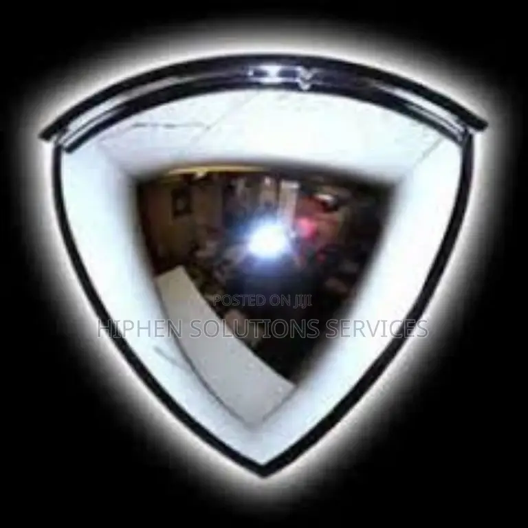 18 Inch Glass Quarter Dome Mirror, for Office
