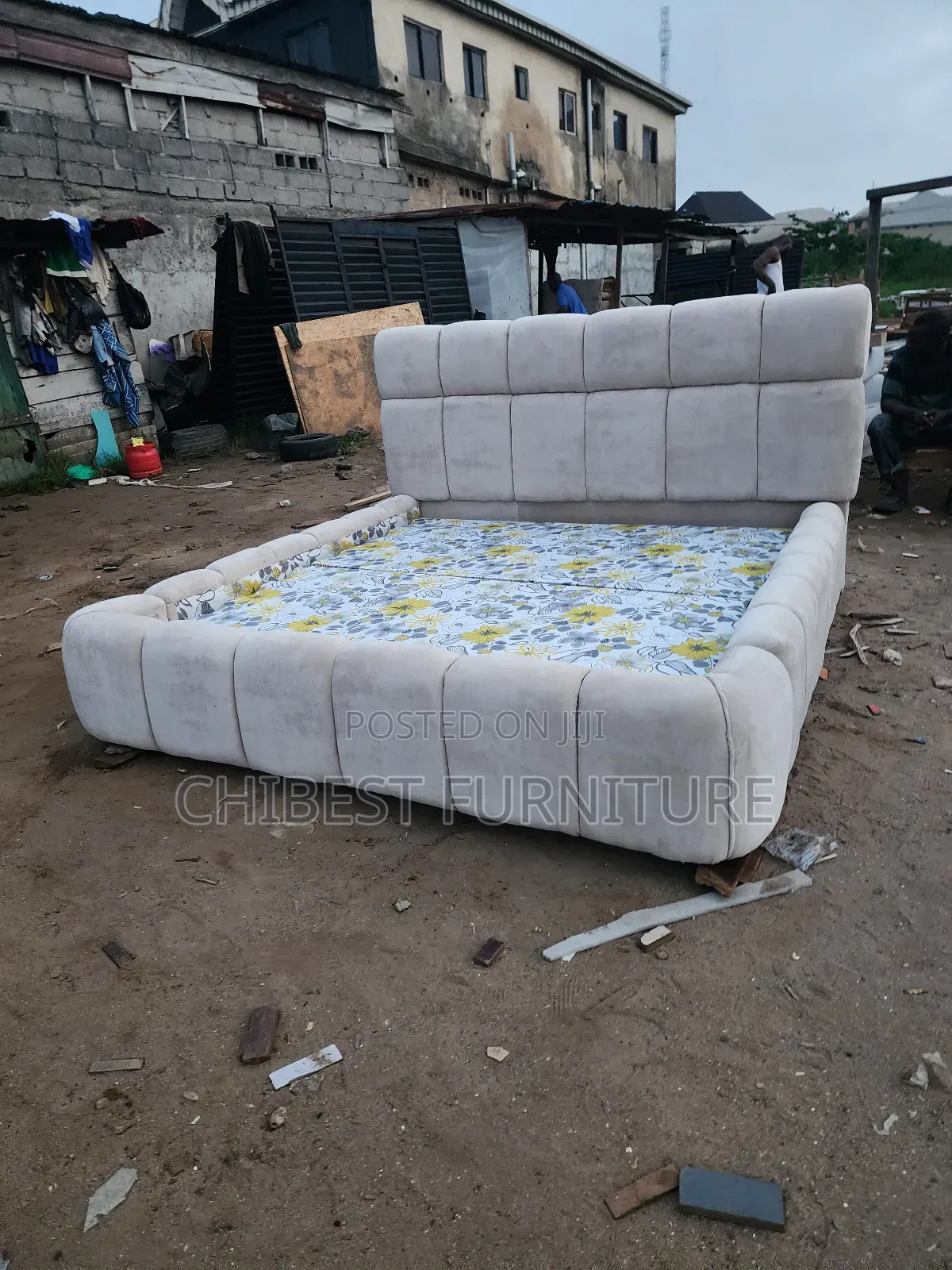Quality 6by6 Upholstery Padded Bed Frame
