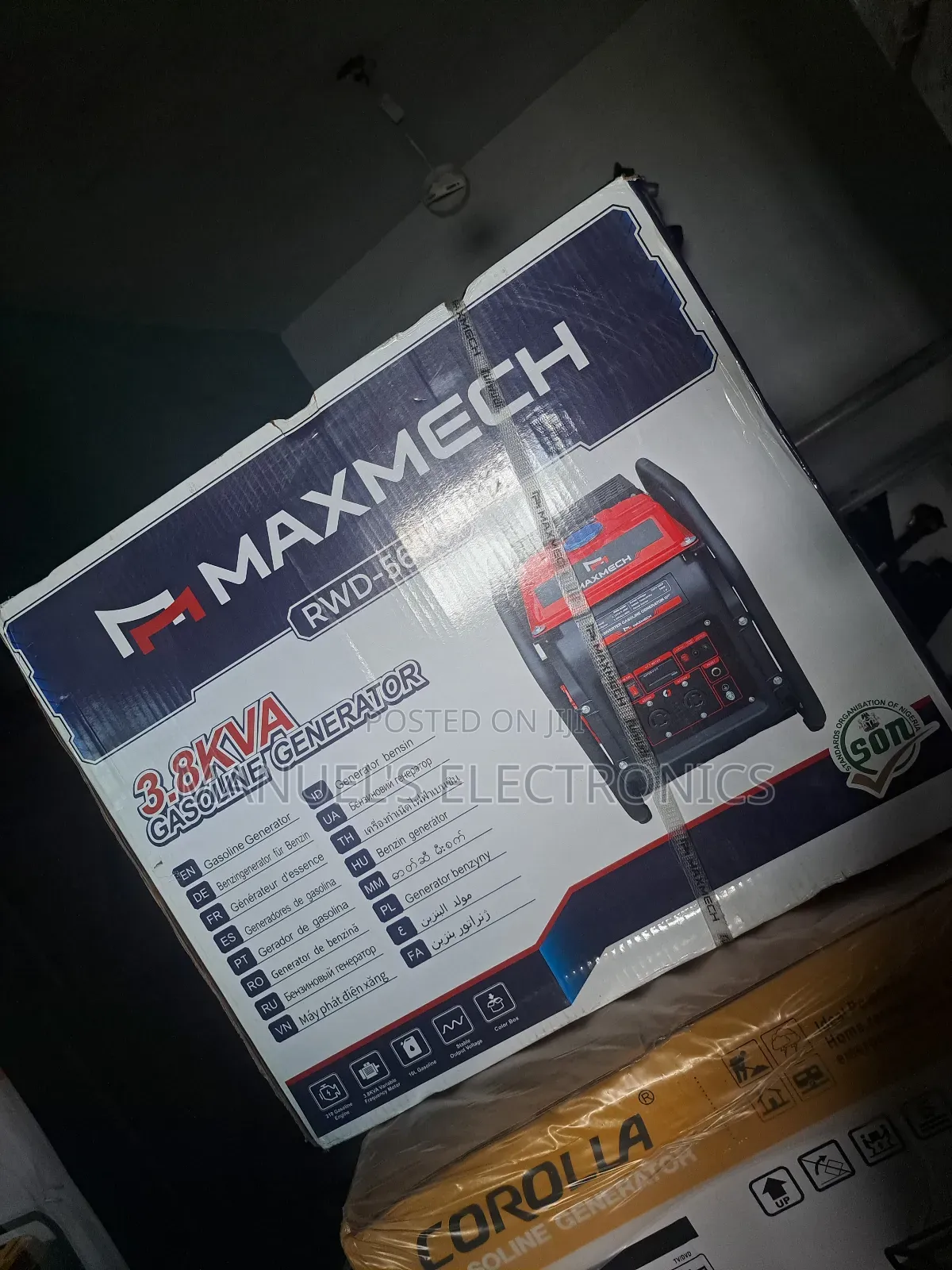 Maxmech Petrol Inverter Generator 3.8kva