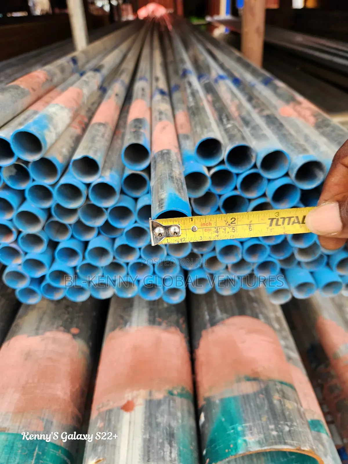 2.5cmx1.5mm Galvanized Pipe