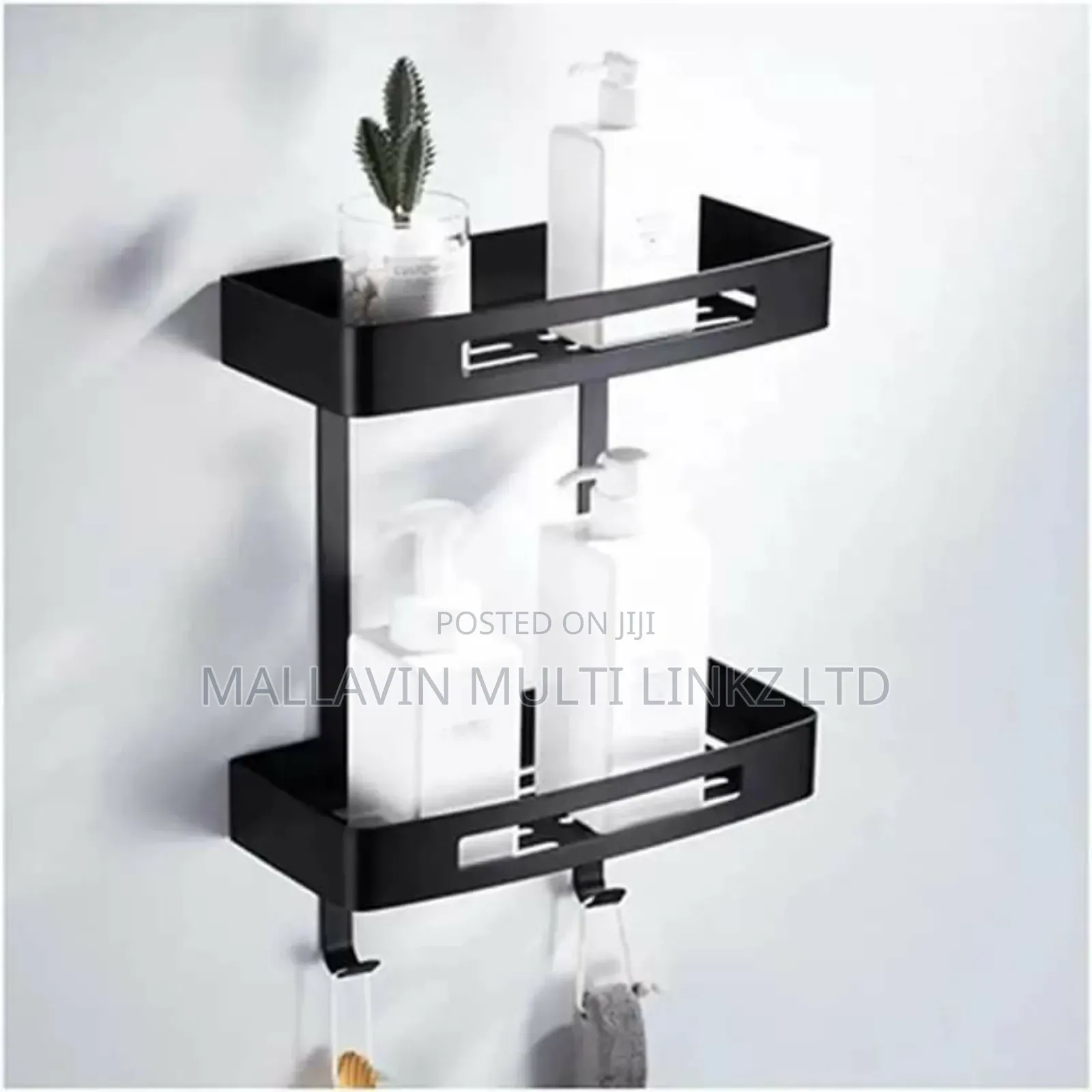 2 Steps Tier Bathroom/ Basket Soap Dish Holder Rack Shelf