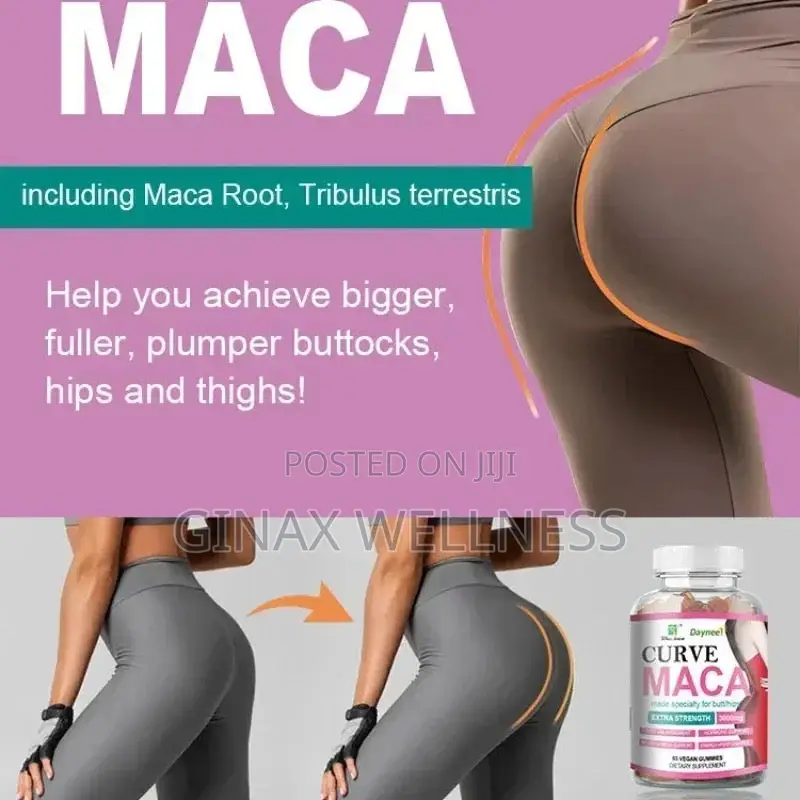 Curve Maca Gummies (3000mg) | for Hips Enlargement