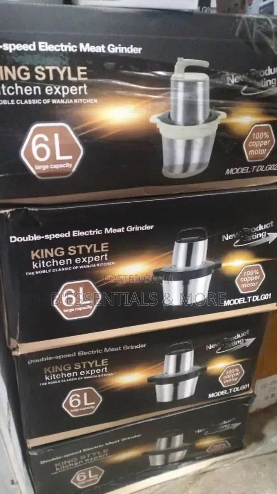 6litres Stainless Steel Food Processor and Yam Pounder