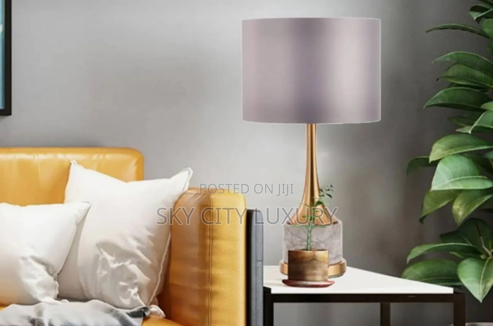 Traditional Gold Metal Table Lamp Light