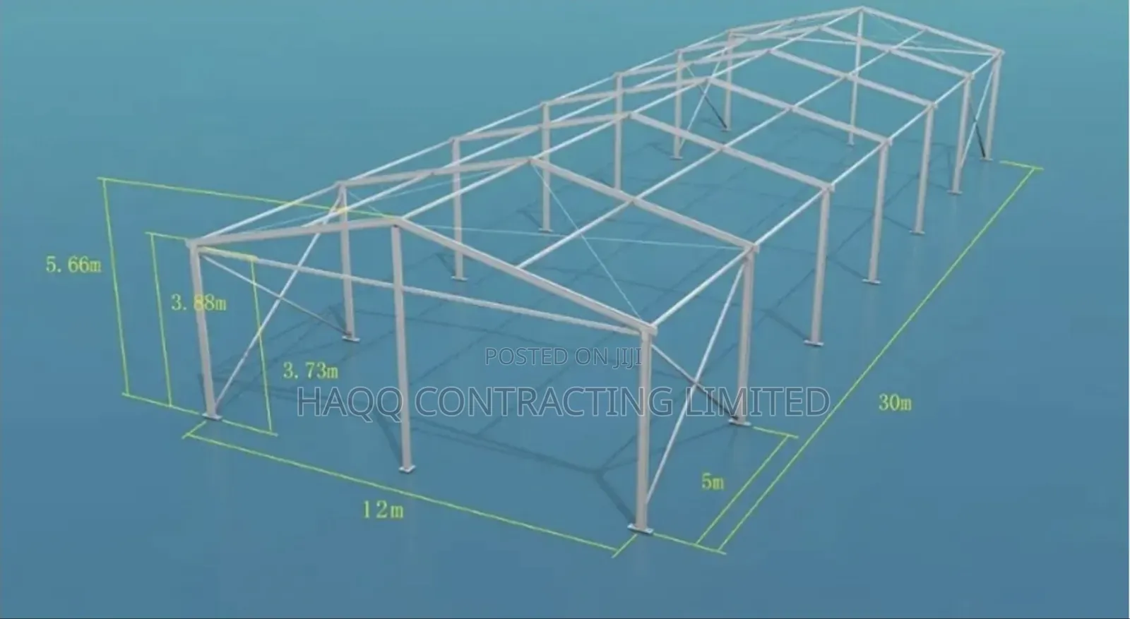 White PVC Aluminium Hangar Tent for Event Centre