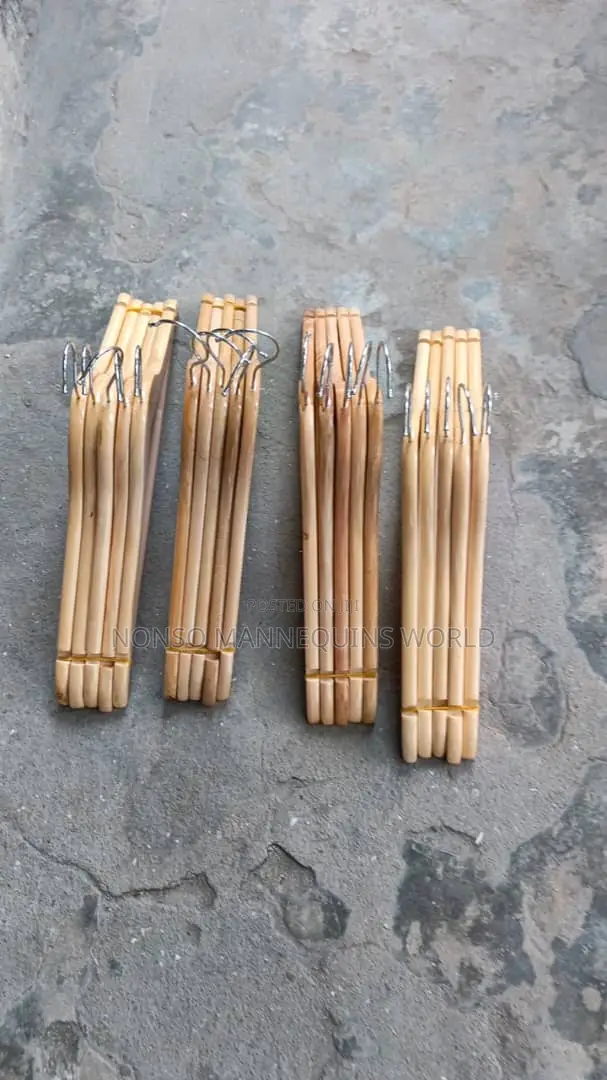 New Imported Sets of Neat Wooden Hangers