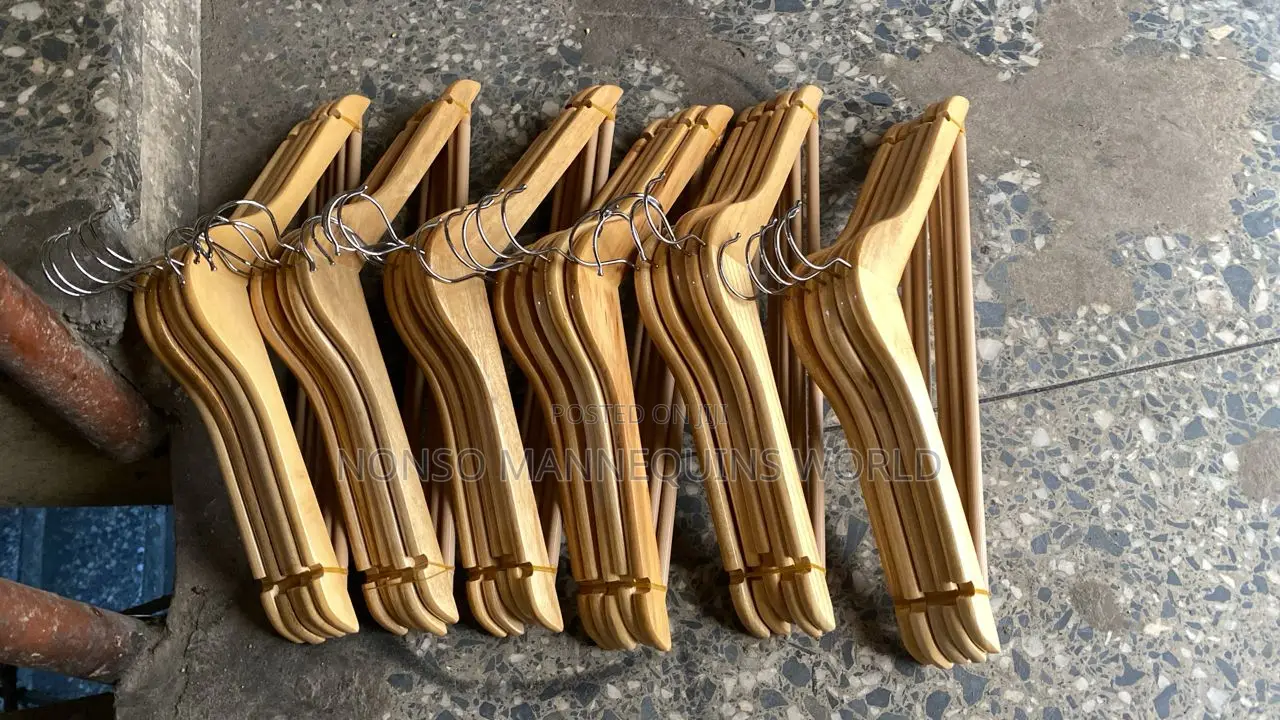 New Imported Sets of Neat Wooden Hangers