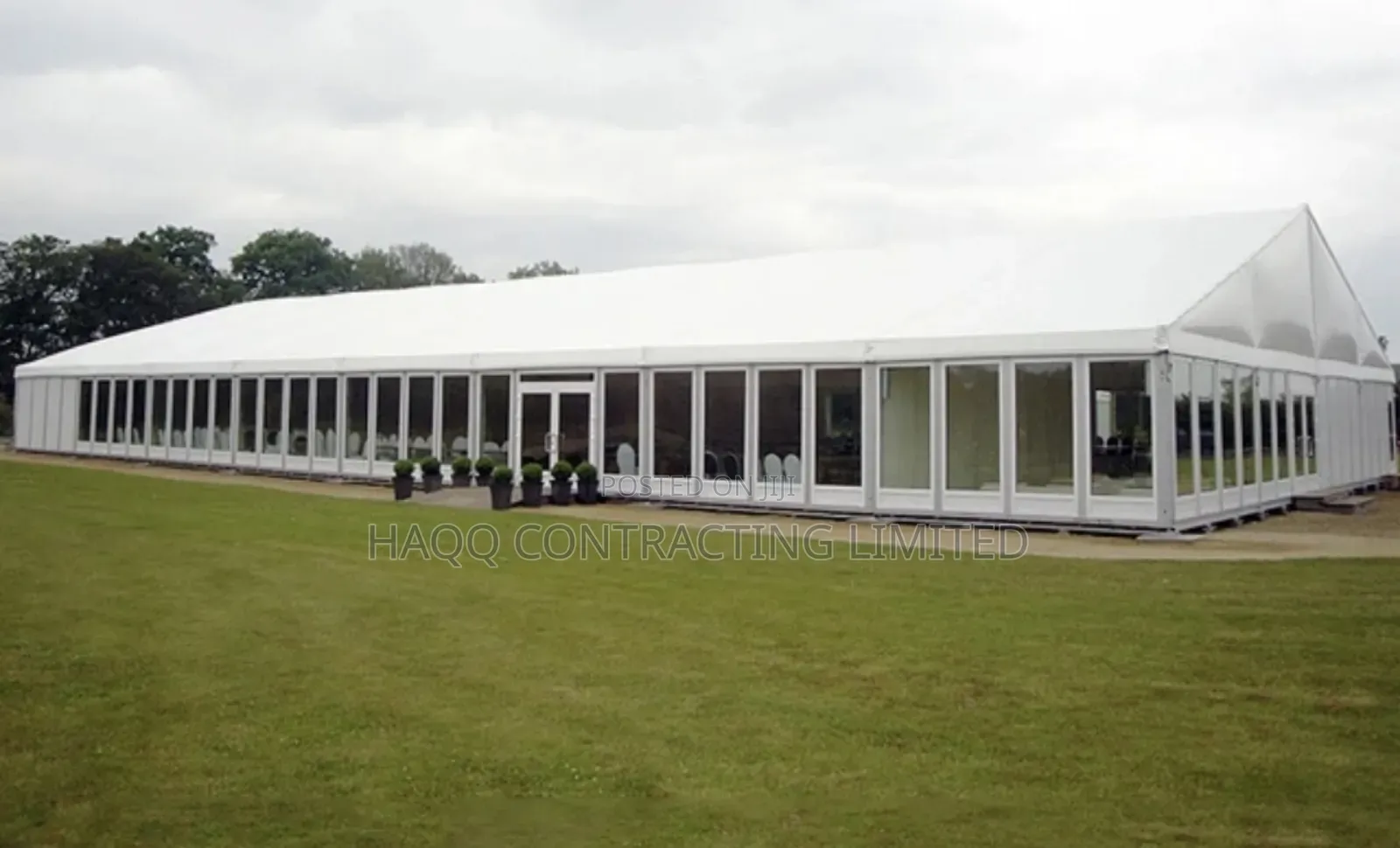 40m×20m Large Waterproof PVC,Glass Marquee Tent Construction