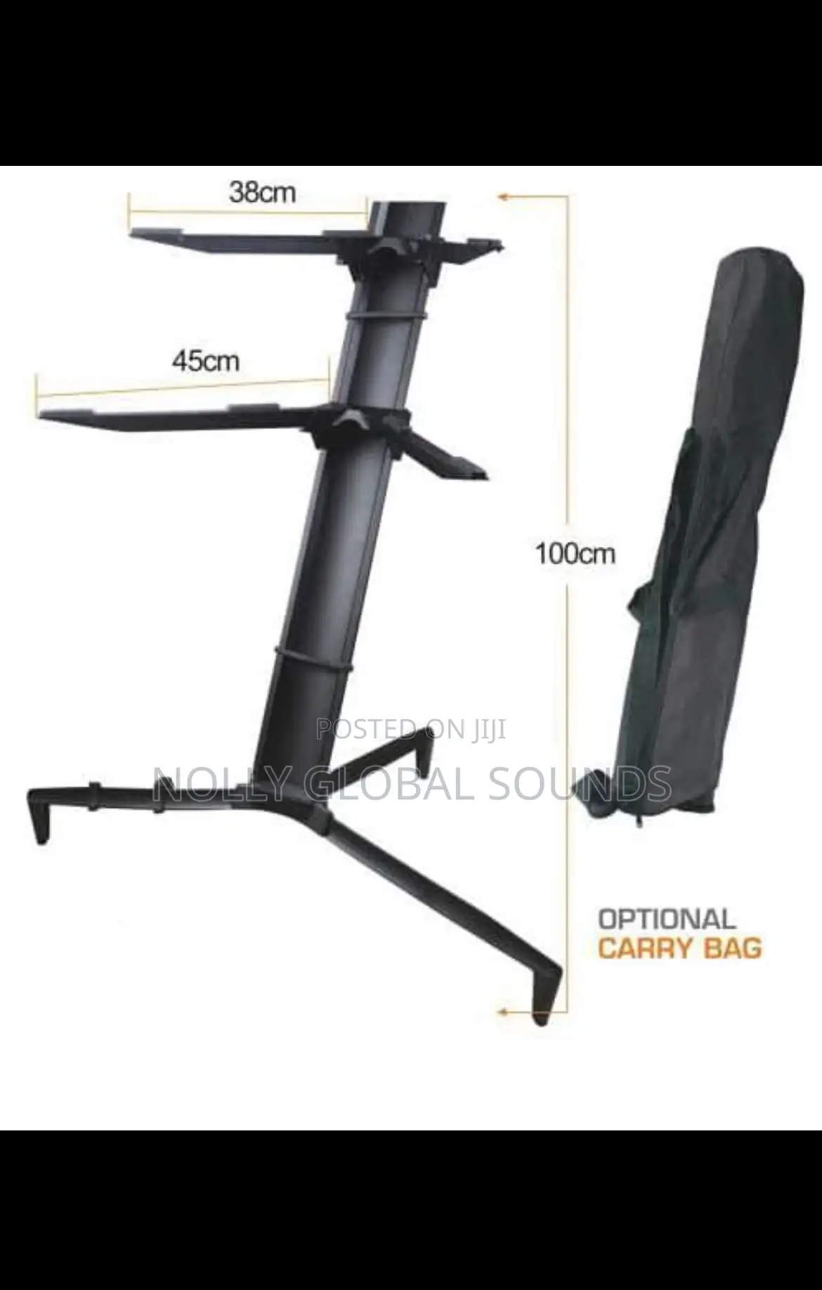 Professional Double Keyboard Stand, Heavy Duty