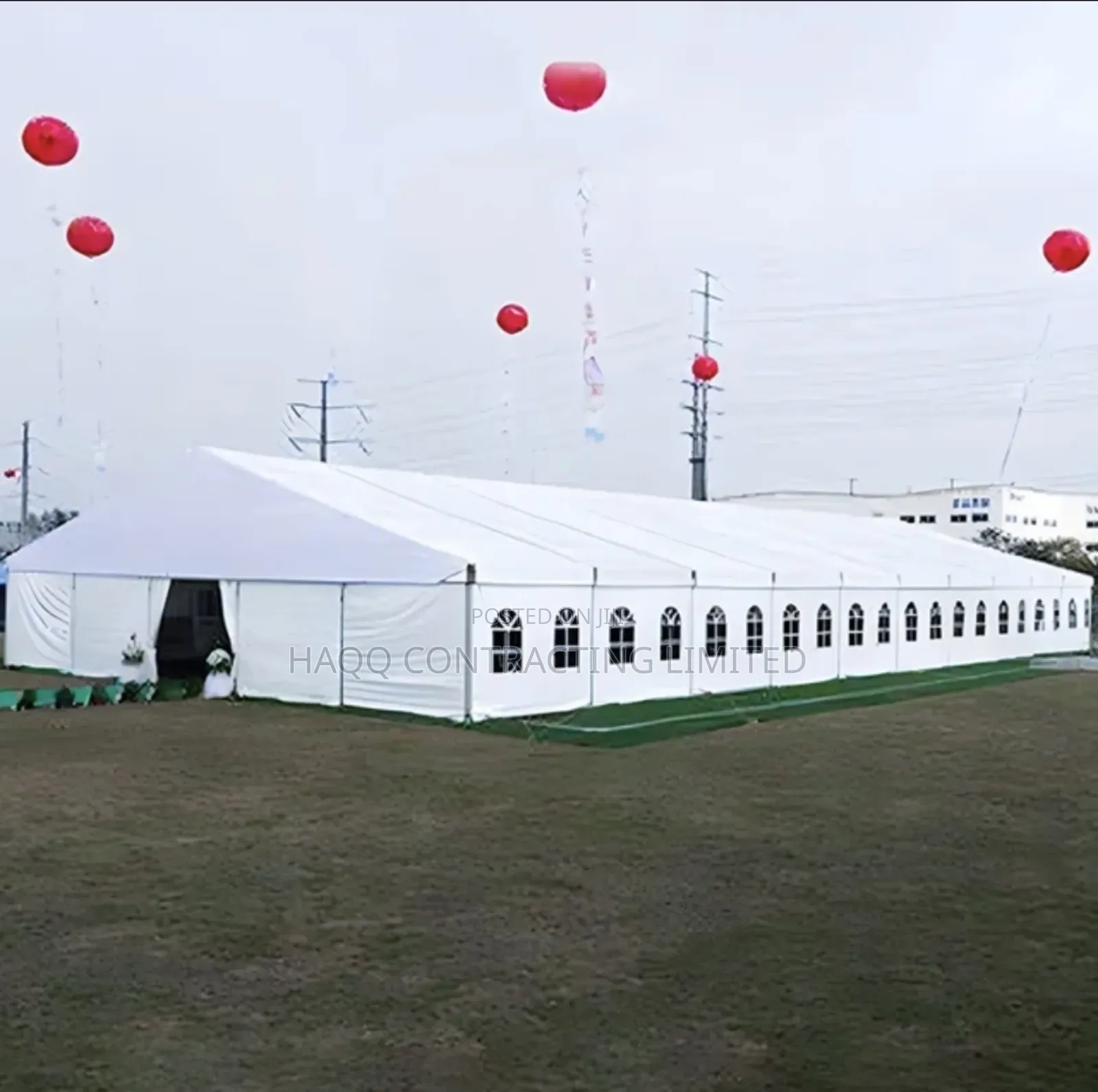 Large 30m×20m Aluminium Frame Marquee Tent Construction