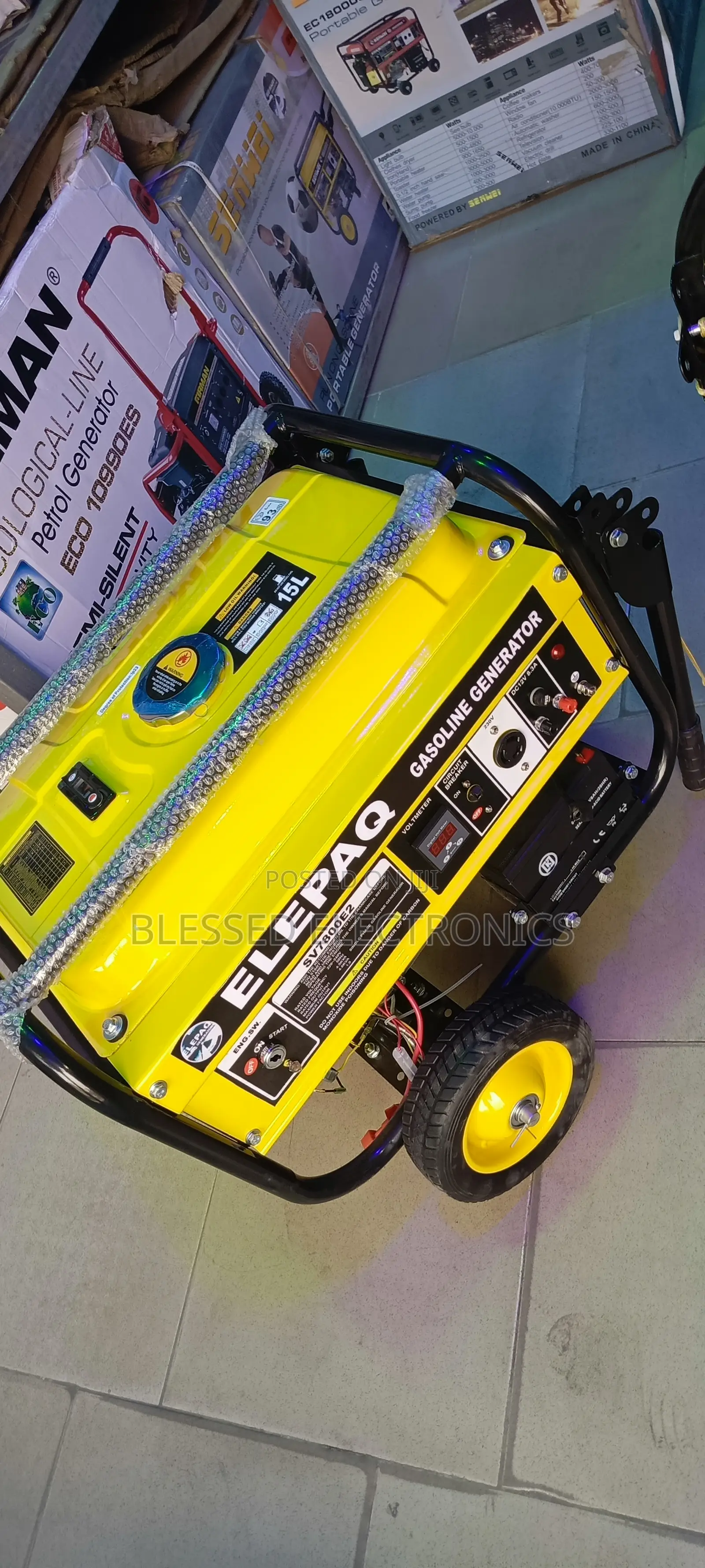 Elepaq 4.5kva Generator 100% Copper Wire Low Noise