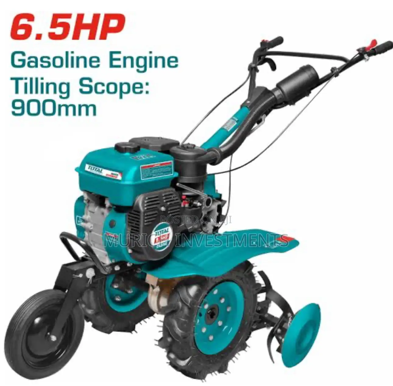6.5hp Total Gasoline Tiller 196cc (Tgc5001)