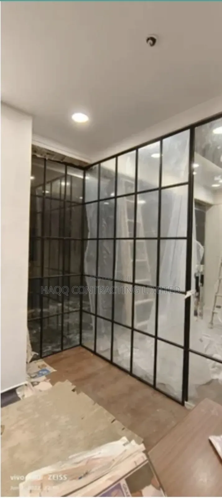 Glass, Aluminum Partitioning for Office/Office Partitioning