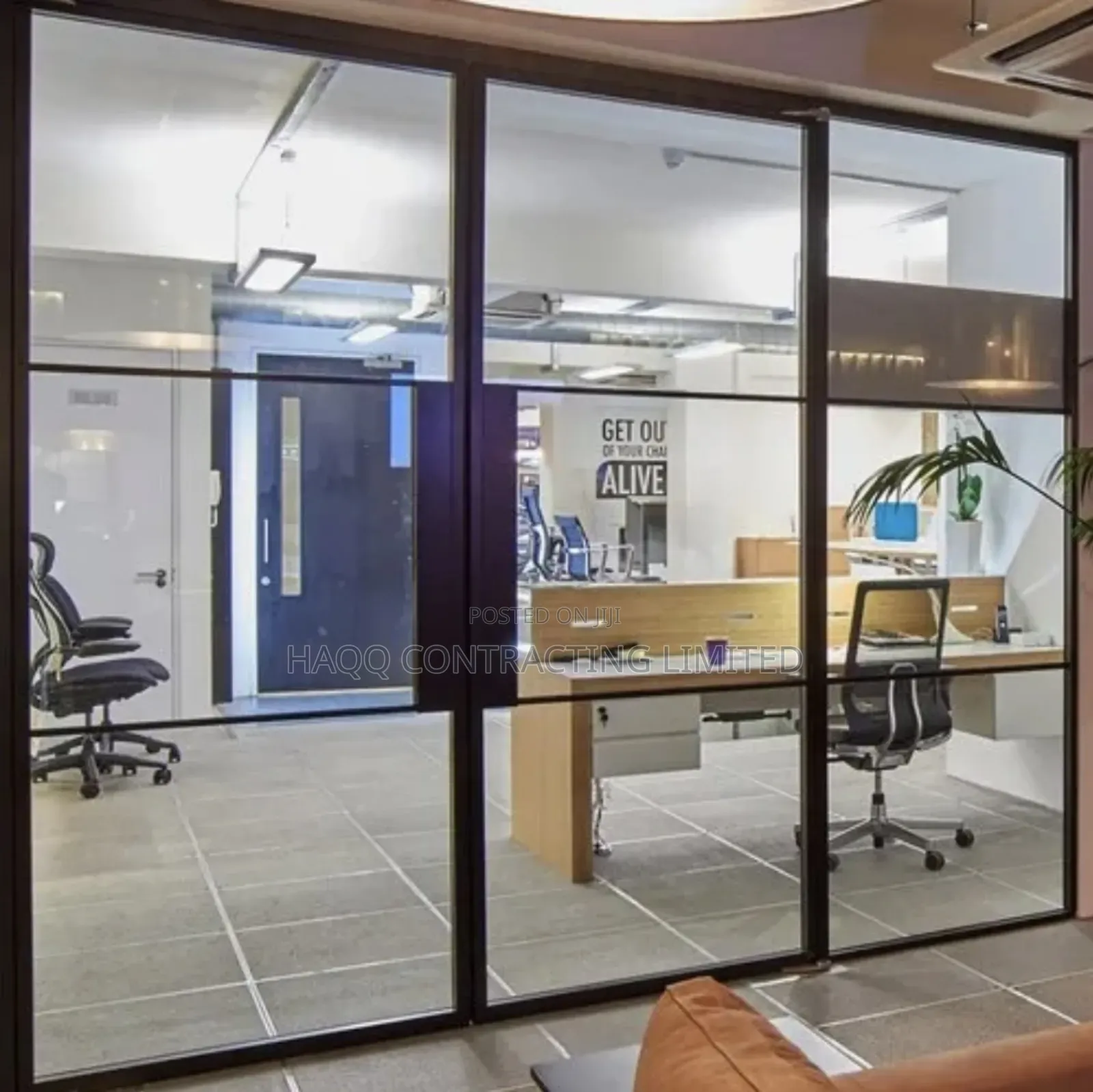 Office Renovation, Decorative Aluminium Office Partitioning
