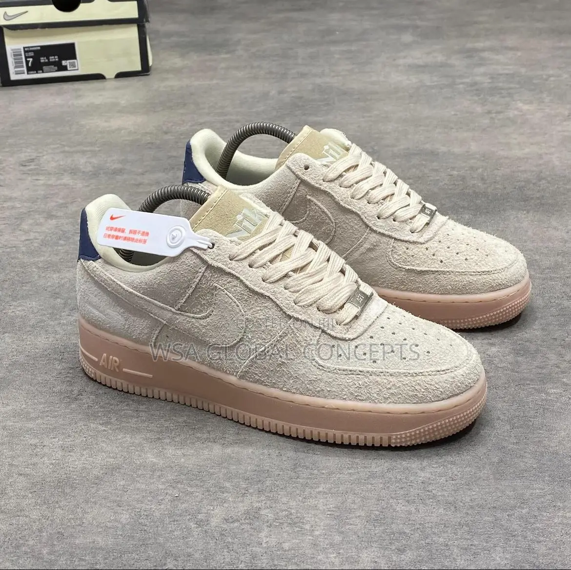 Nike Air Force Brown,Cream,White