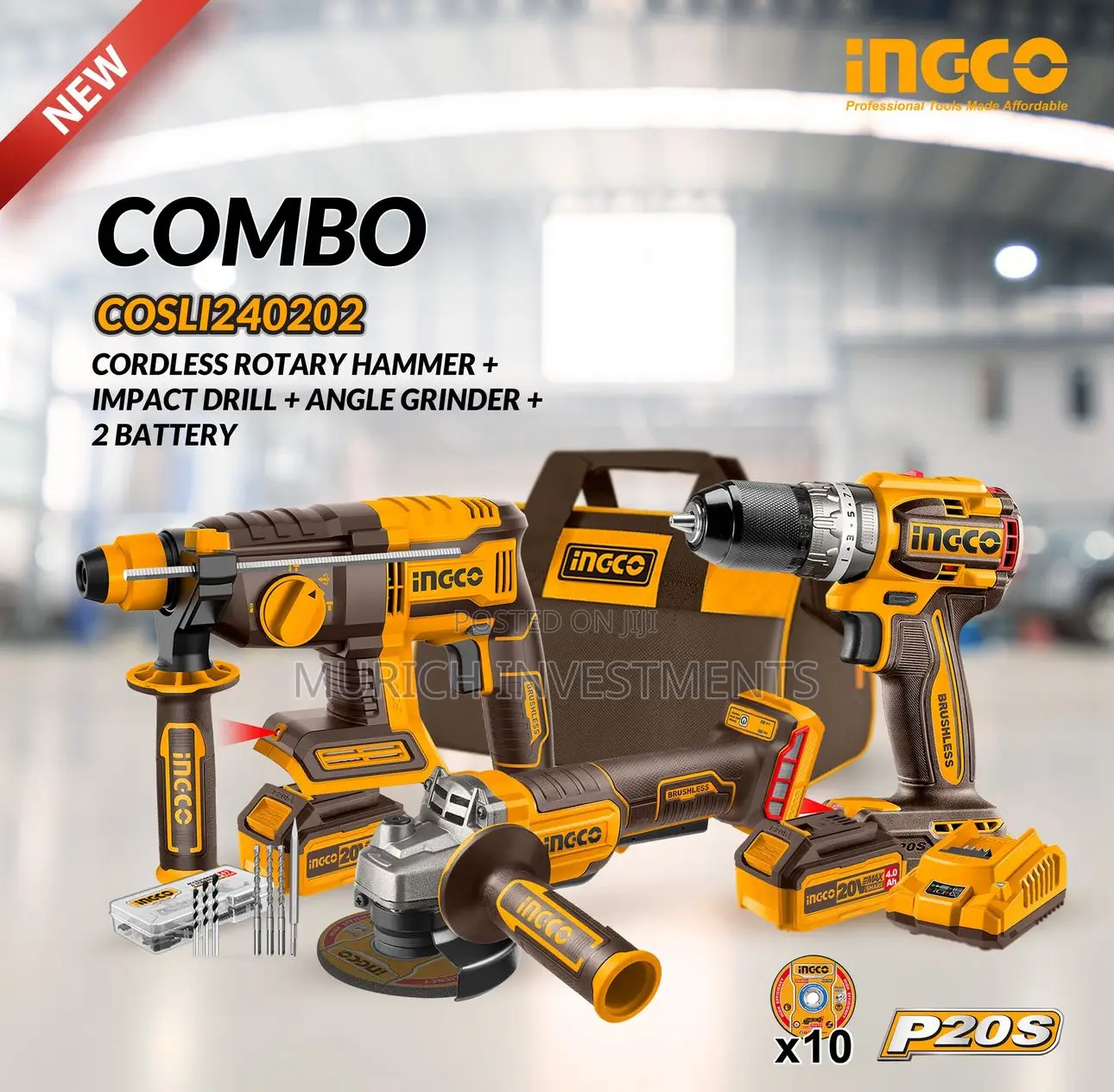 Cordless 3 PCS Combo Kit Cosli240202