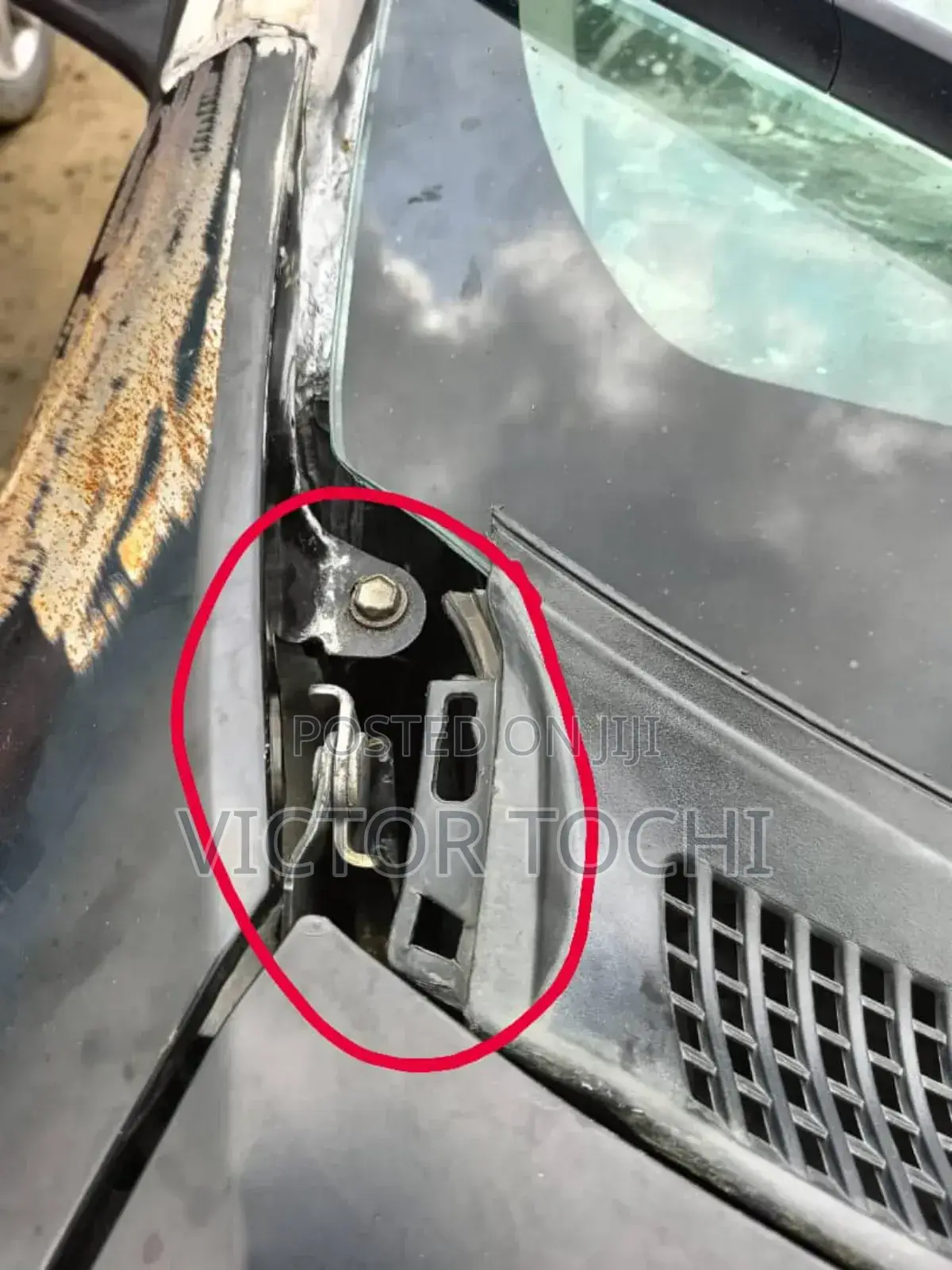 Front Windshield Corner Lower Rubber Trim Corolla 2014 - 017