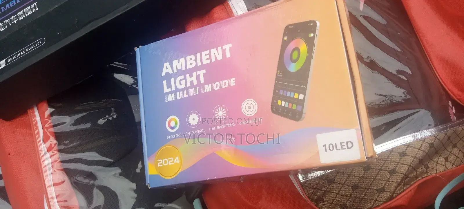 Double Car Ambient Lights With Floor Lights