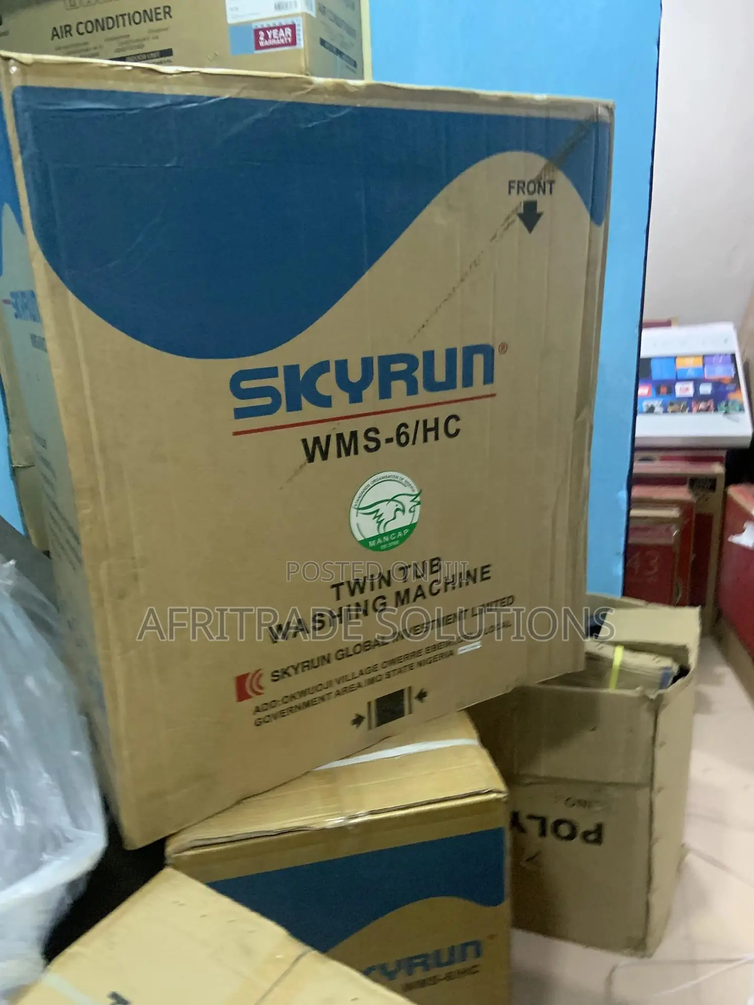 Skyrun Washing Machine 6kg | WMS-6/HC- Wash and Spin