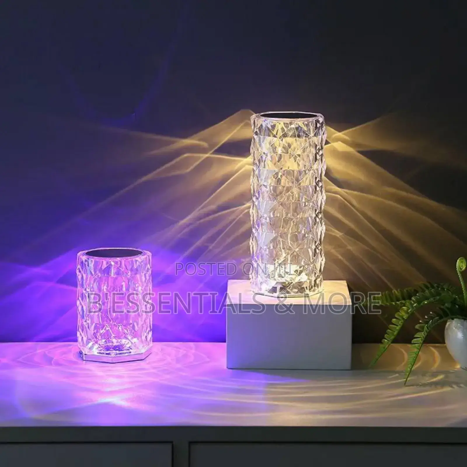 LED Crystal Table Lamp Touch Control Desk Lamp