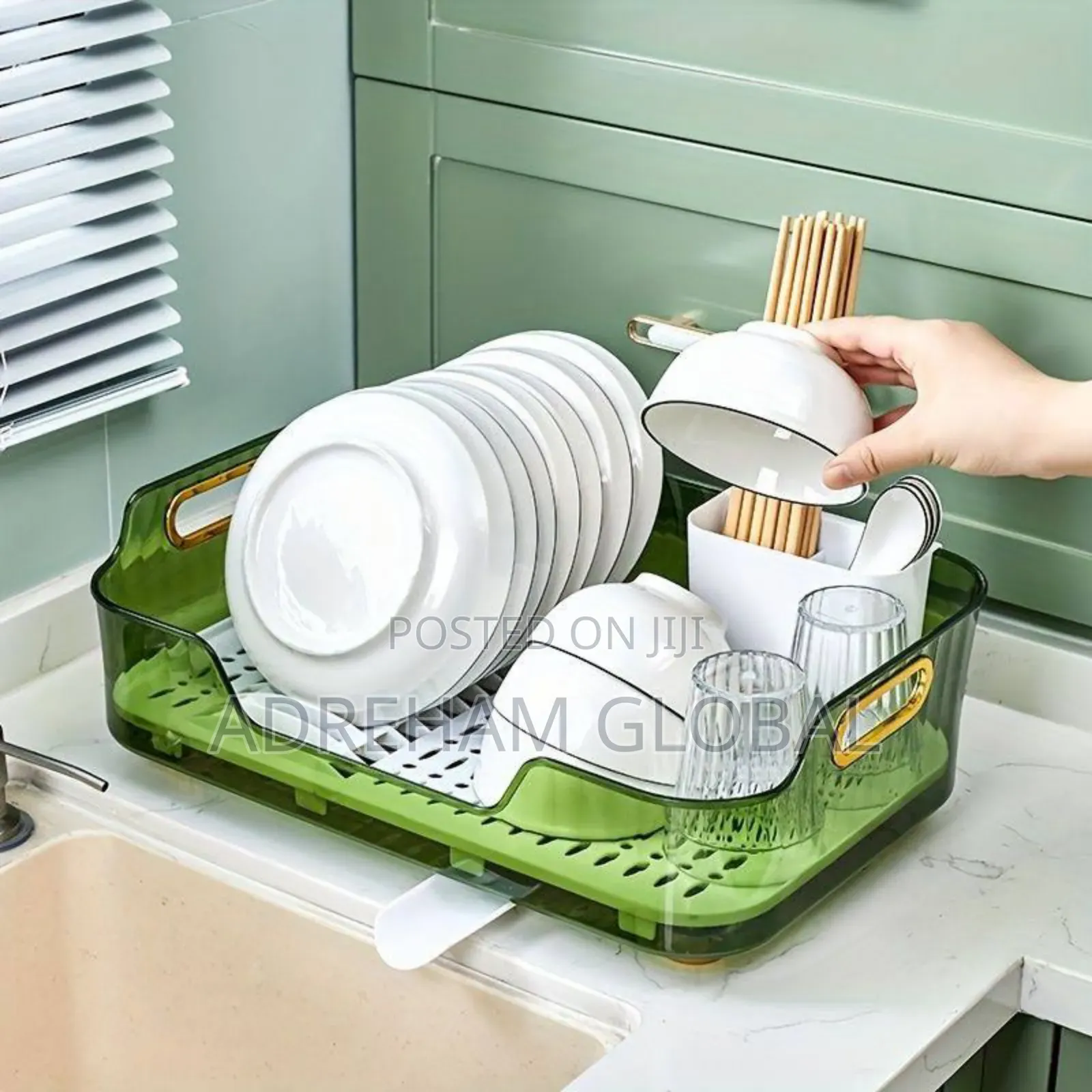 Transparent Dish Drainer