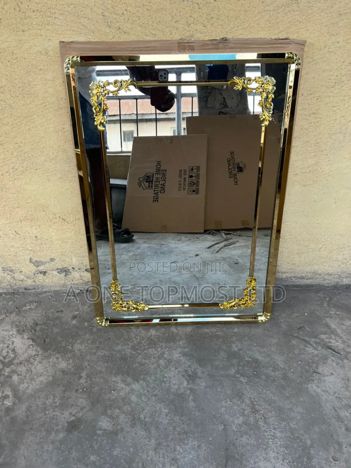 Mirror (Gold Design) 80 by 60cm