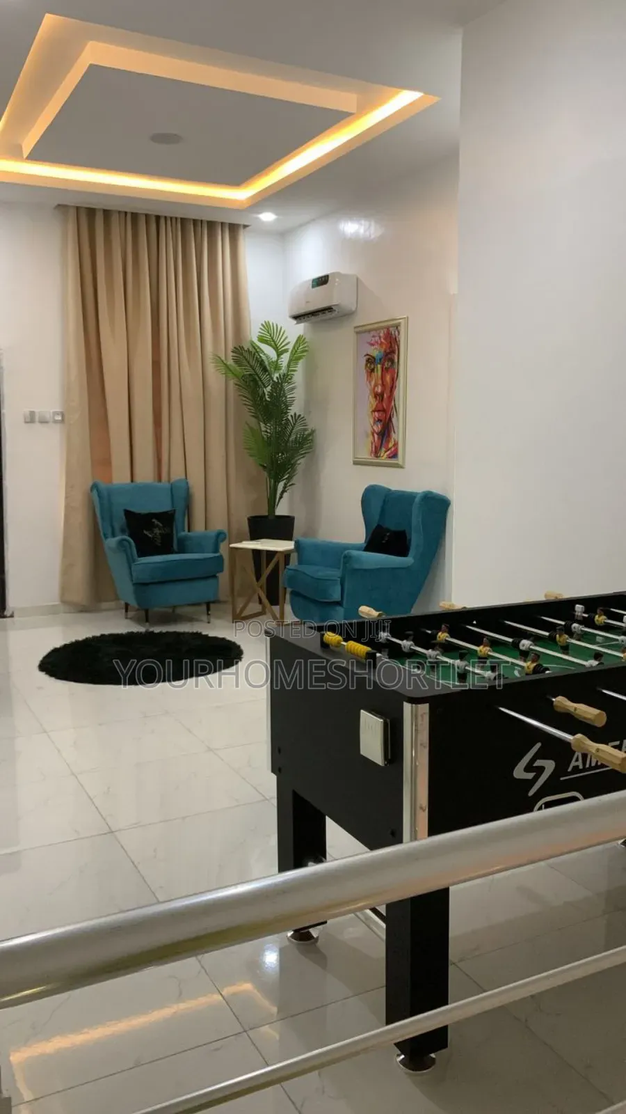 4 Bedroom Duplex With Snooker, Tennis Board, Party Allowed
