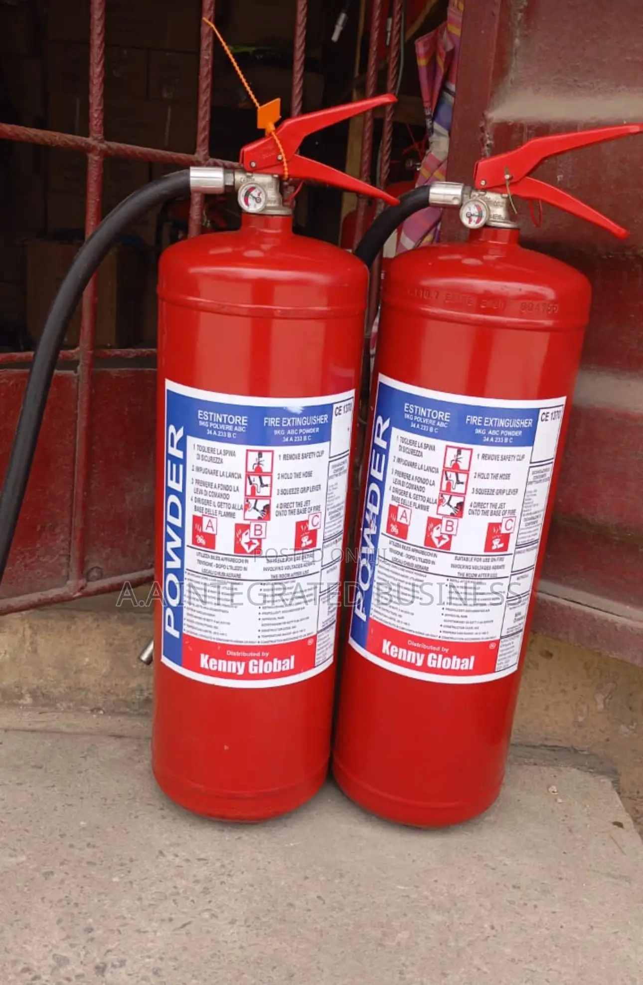 Fire Extinguisher 9kg Dcp Powder