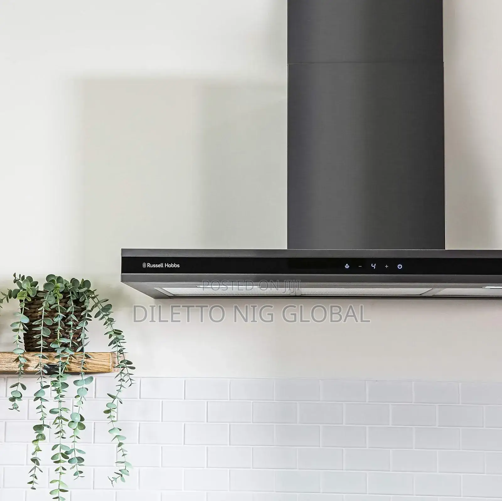 Russell Hobbs RHGCH903DS T-shaped Extractor Hood, Dark Steel