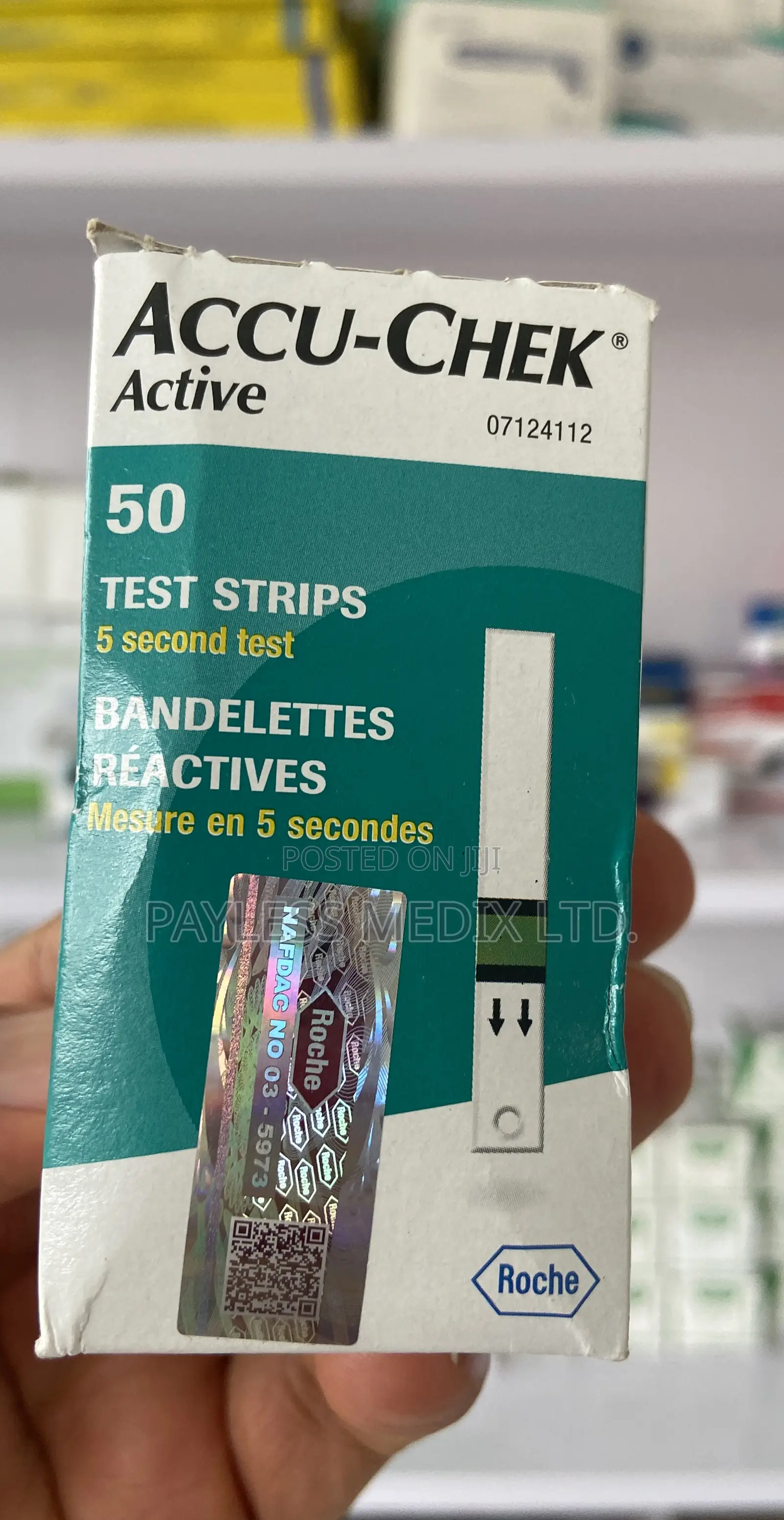 Accu Chek Blood Sugar Test Strip