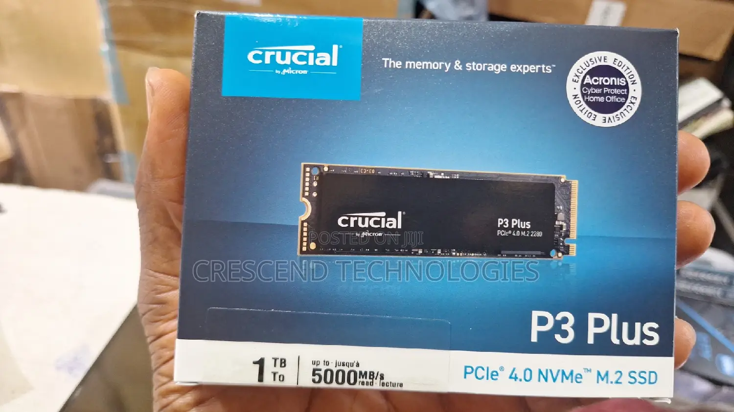 1tb Crucial P3 Nvme SSD Drive