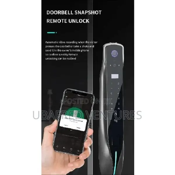 Sleek Design Smart Door Lock With Built-in Camera