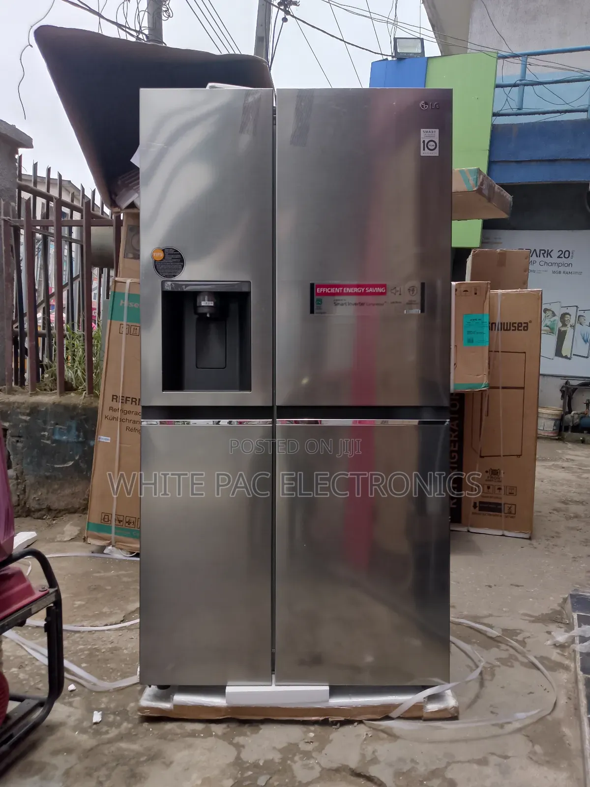 LG Said by Said 674L Smart Inverter Fridge Ref257slrl-L>2yrs