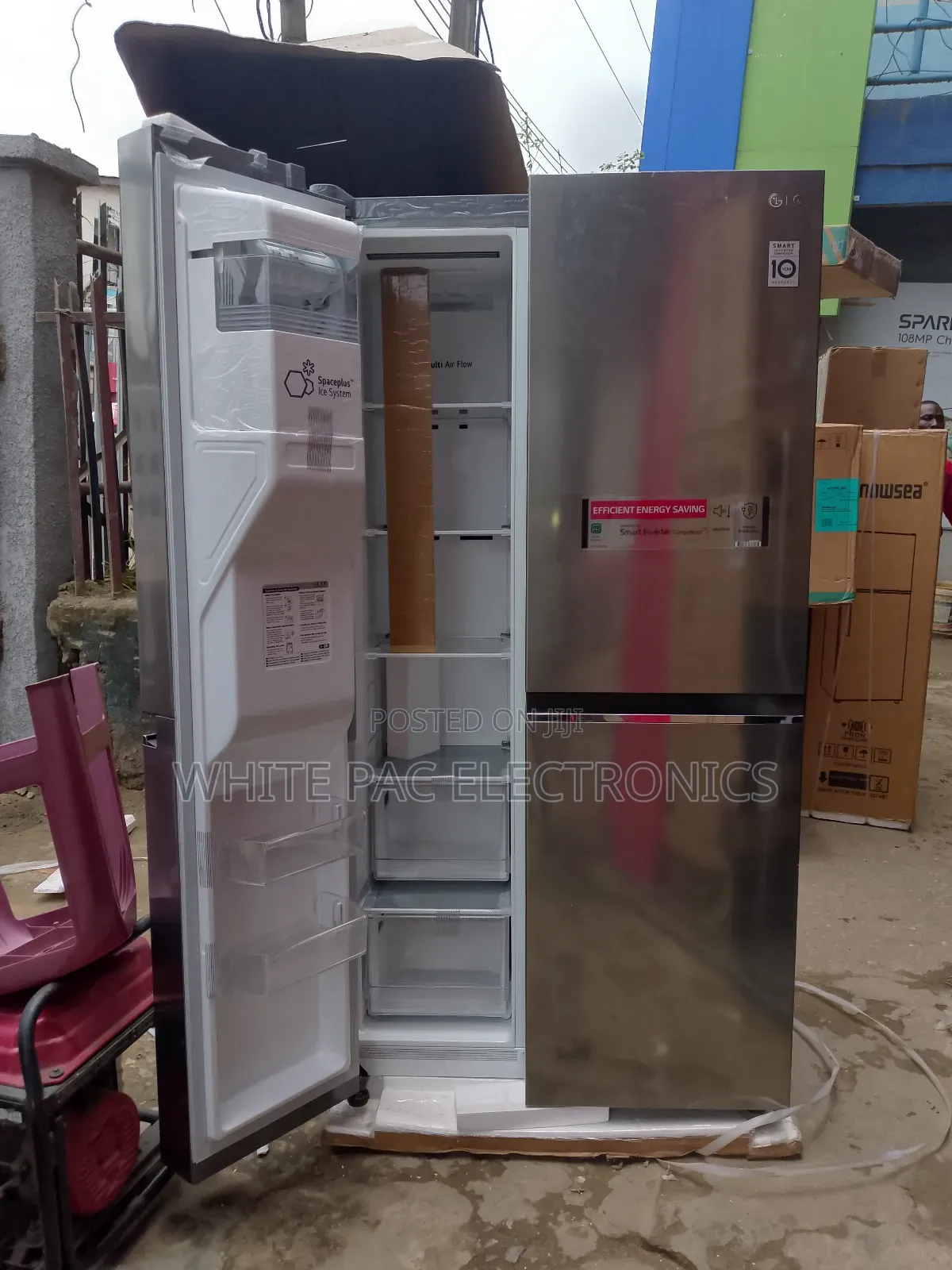 LG Said by Said 674L Smart Inverter Fridge Ref257slrl-L>2yrs