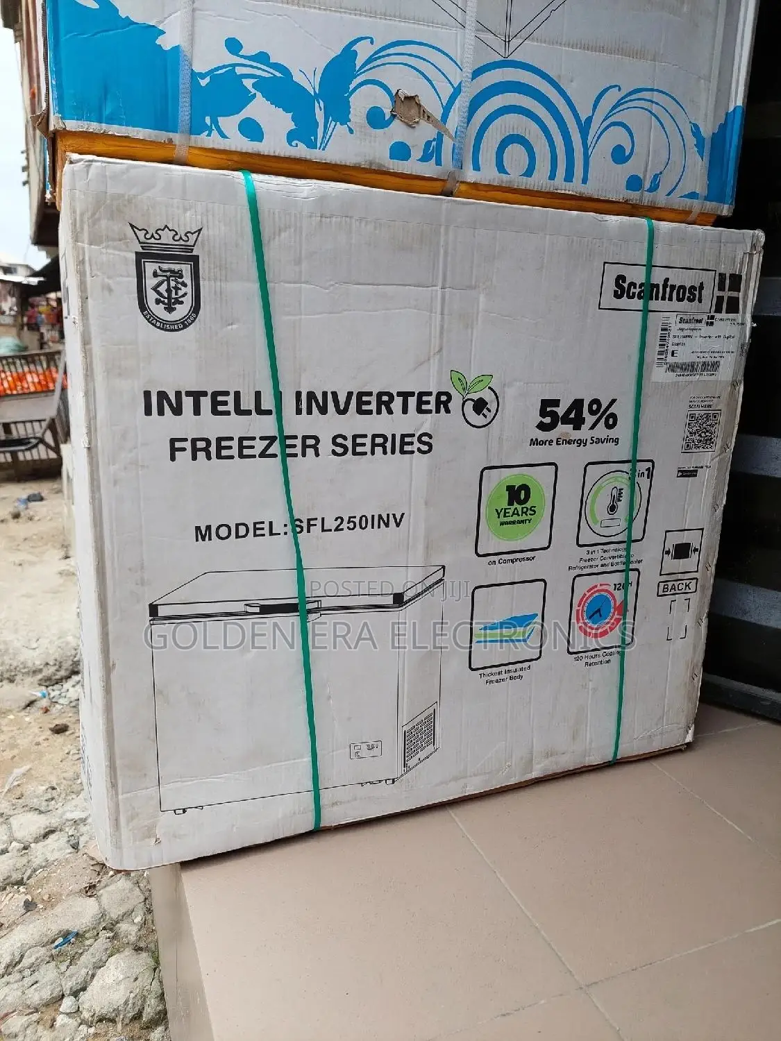 Scanfrost Inverter Freezer 250litrs