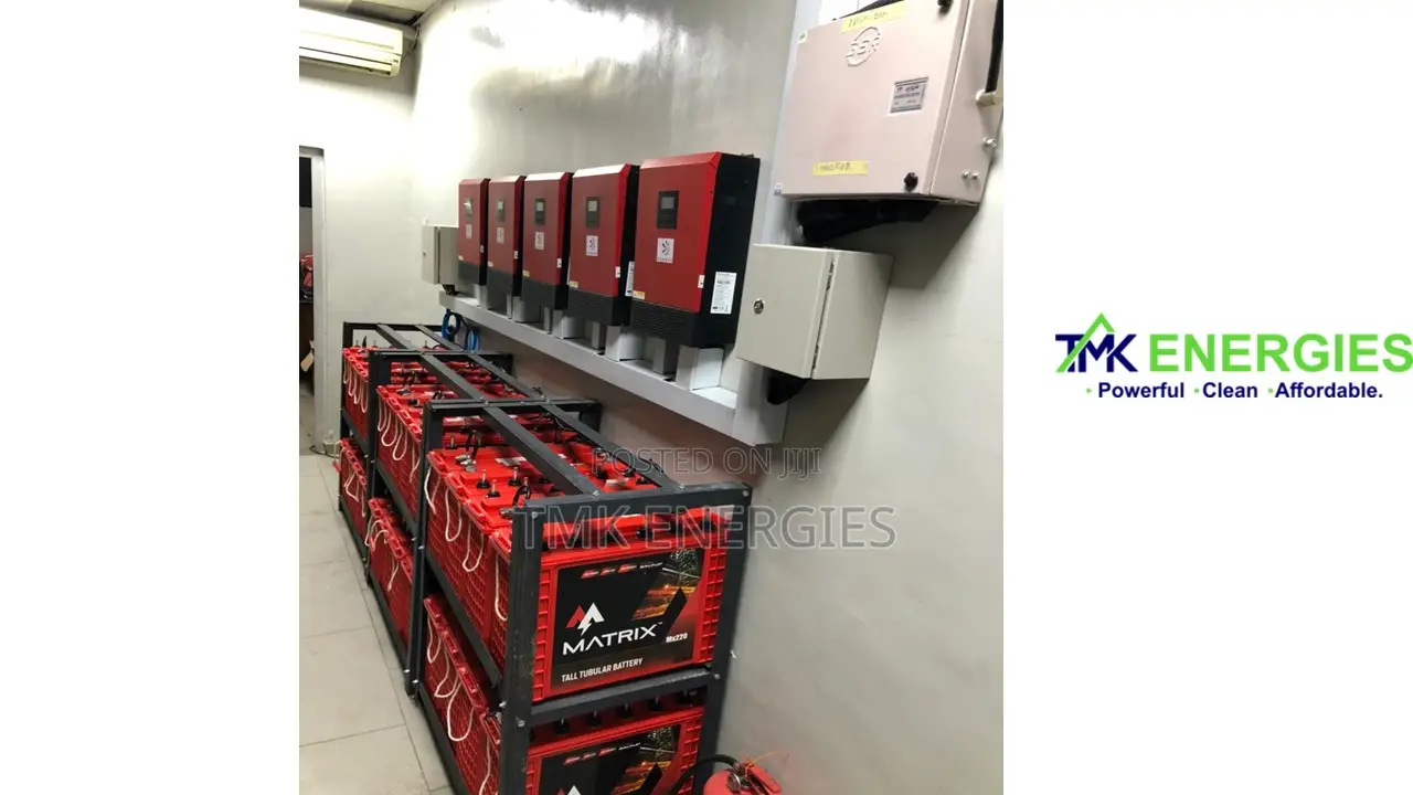25kva Solar Solution With 24 Tubular Batteries