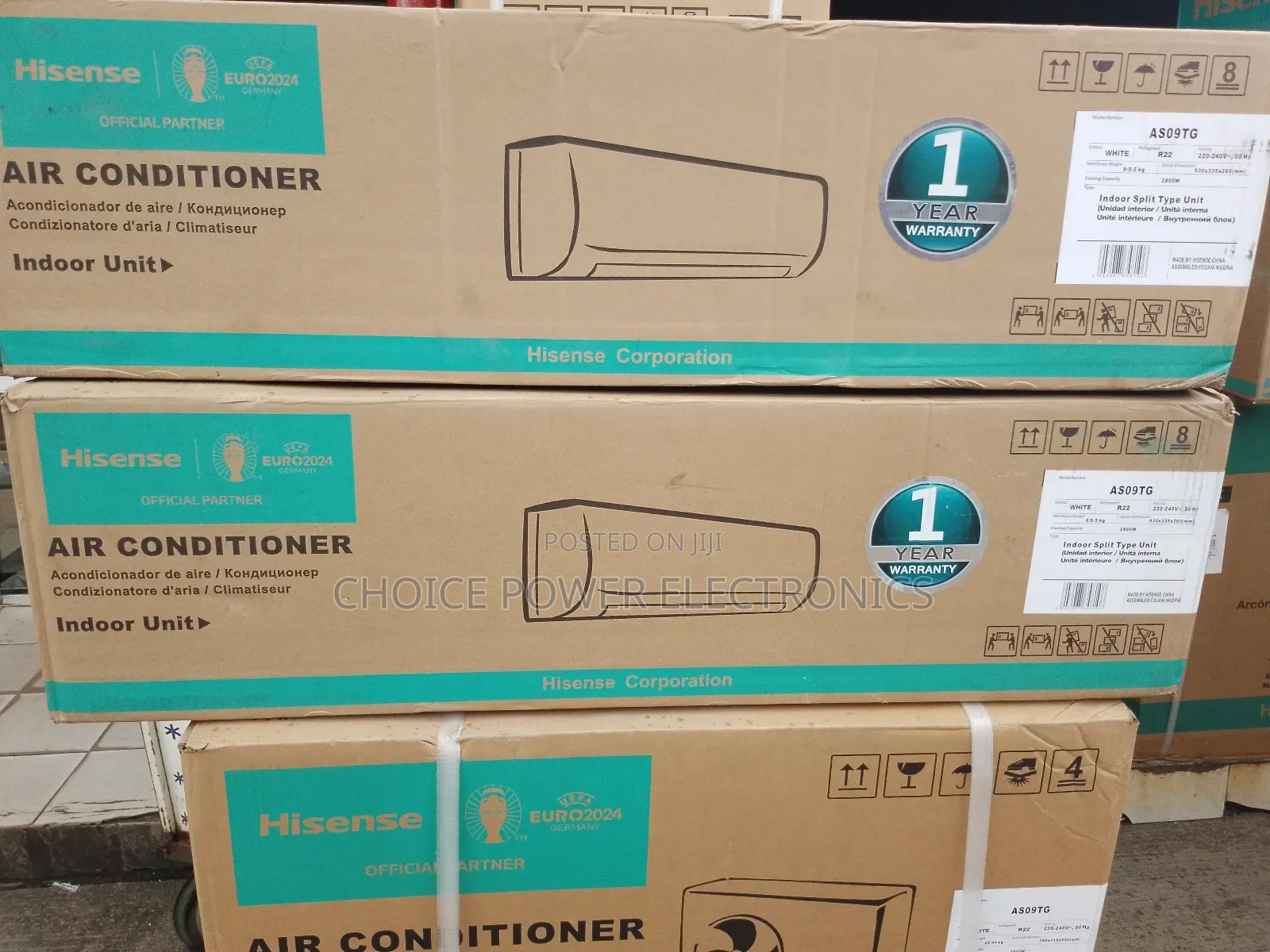 Brand New Hisense Acs 1hp 100%Copper Condenser