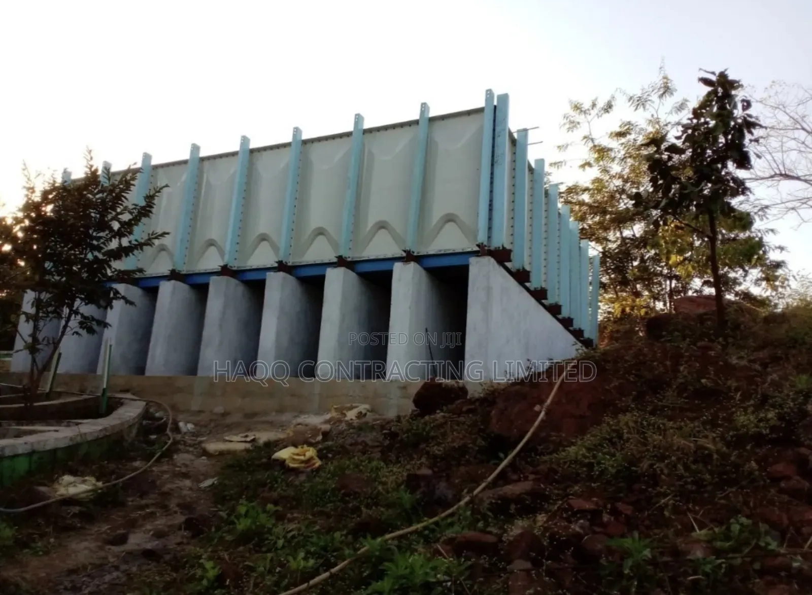 Galvanized Braithwaite Pressed Steel Tank, SMC Panels