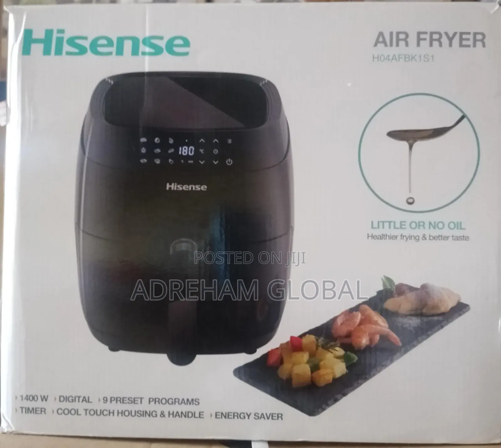 *Hisense Digital Air Fryer 1400W*
