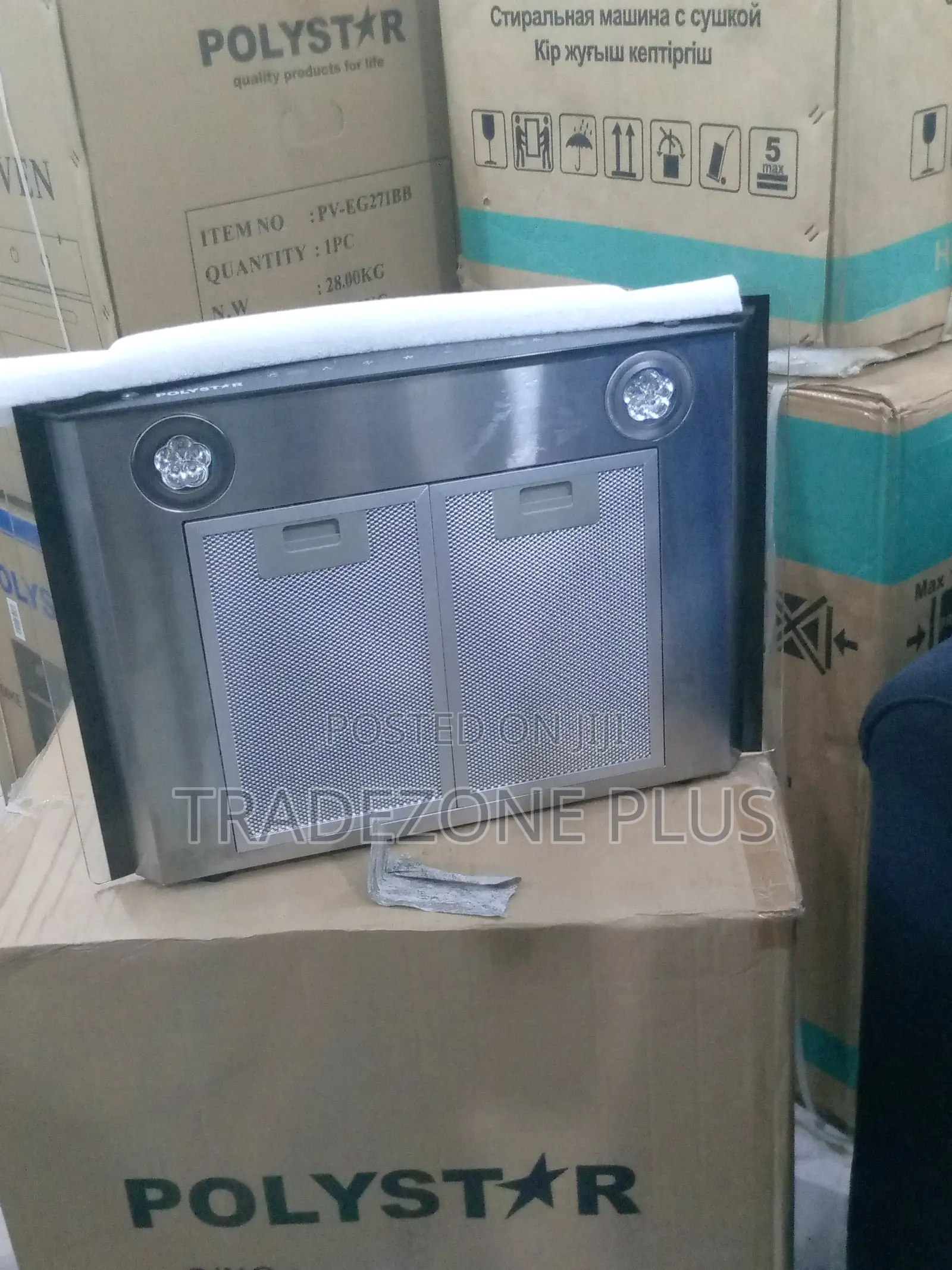 Unique Handwave Tempered Glass Hood