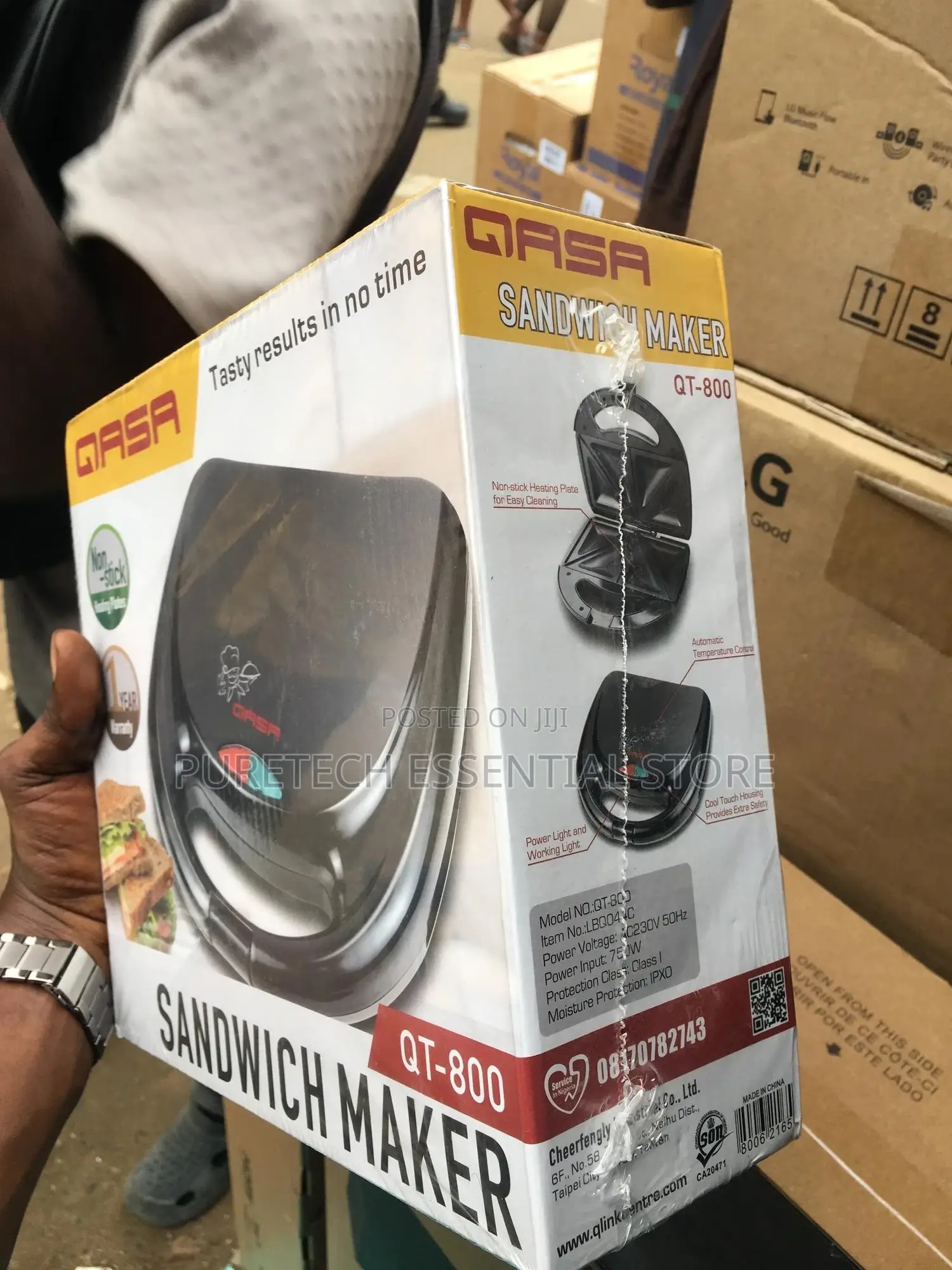 Qasa Bread Toaster 2 Step