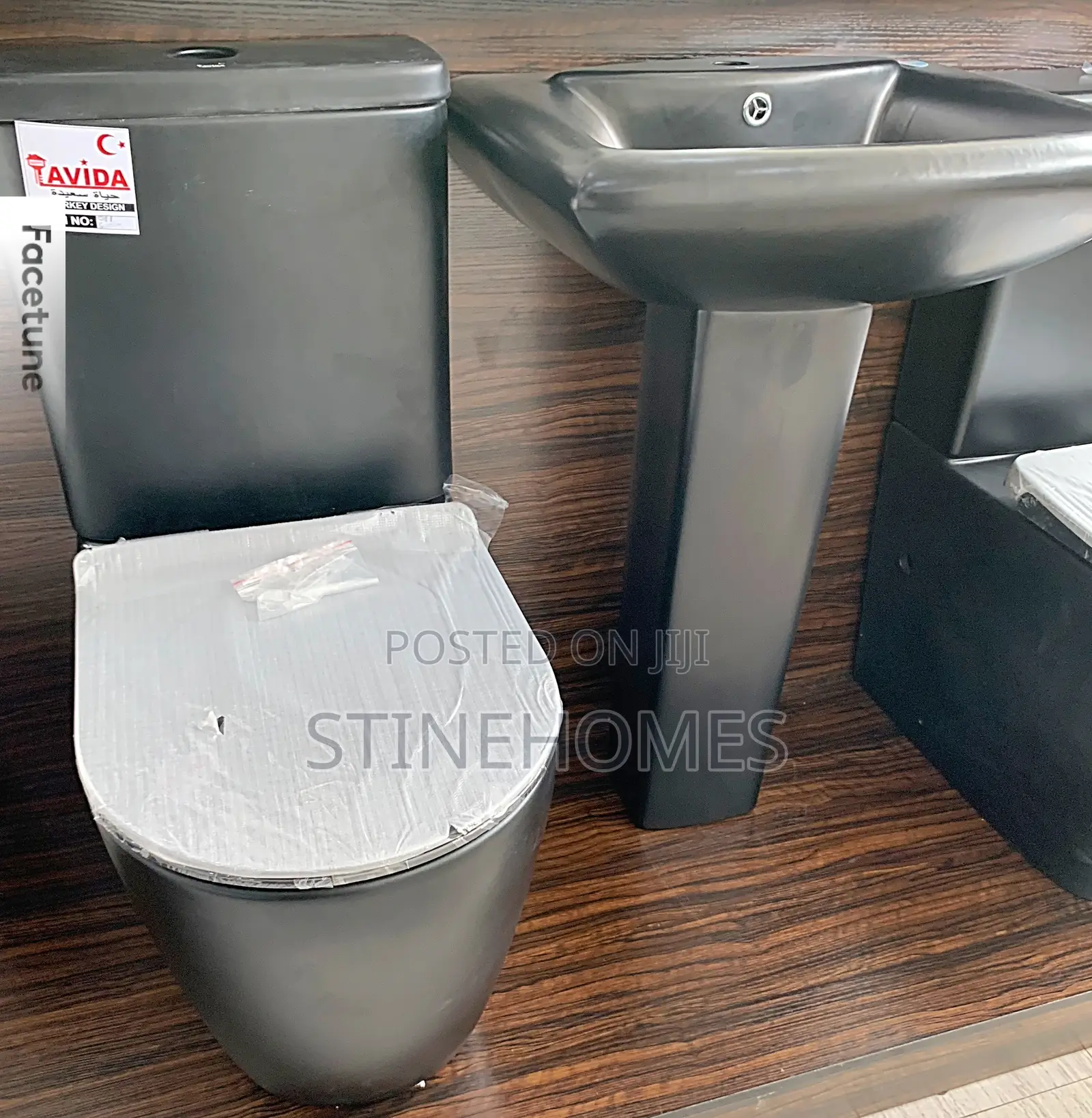 Mat Black Water Closet