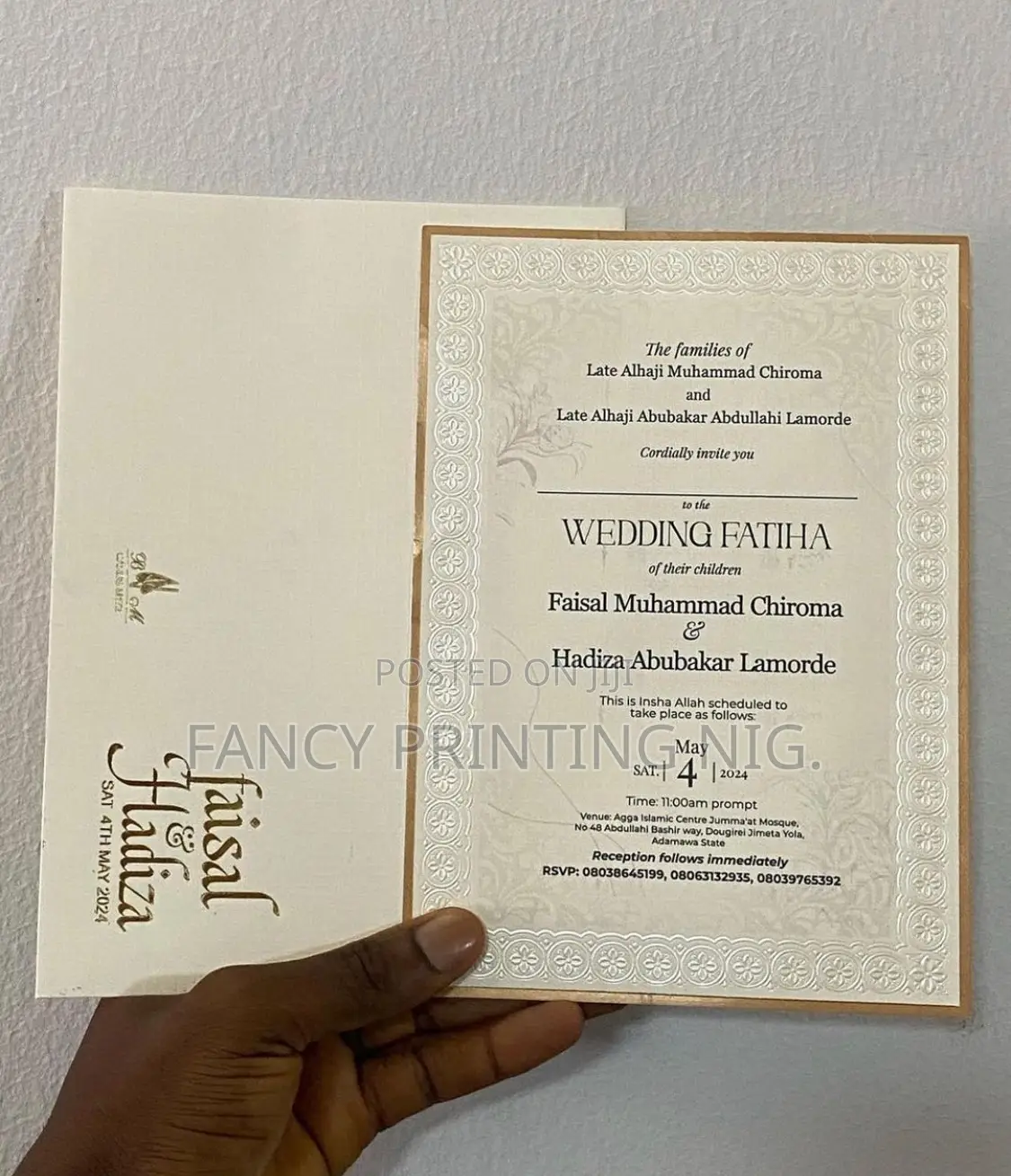 Custom Wedding Invitation Cards – High Quality Quick Delivery